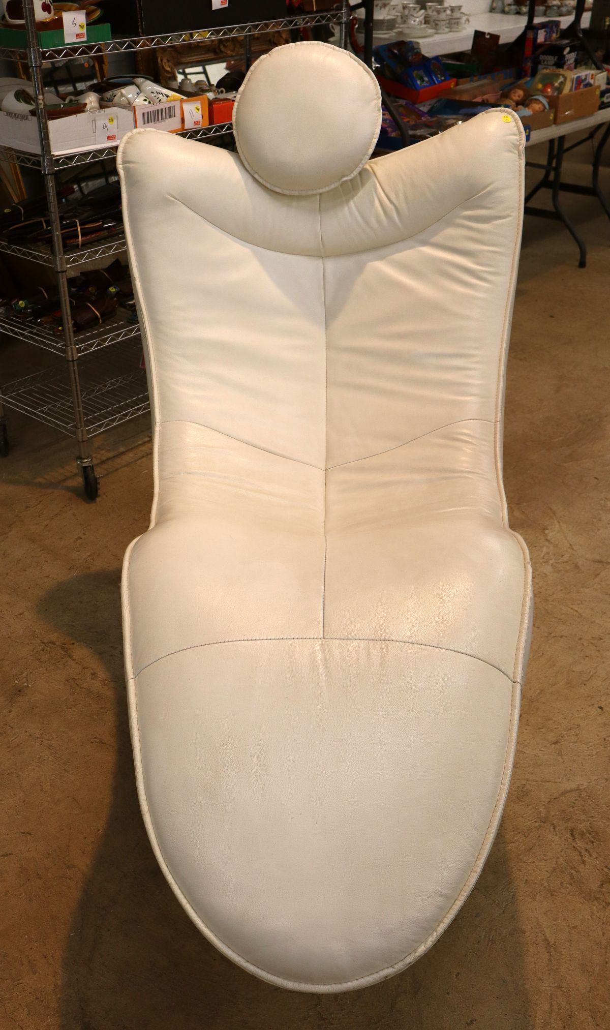 De Sede Ds 151 Jane Worthington leather white lounge