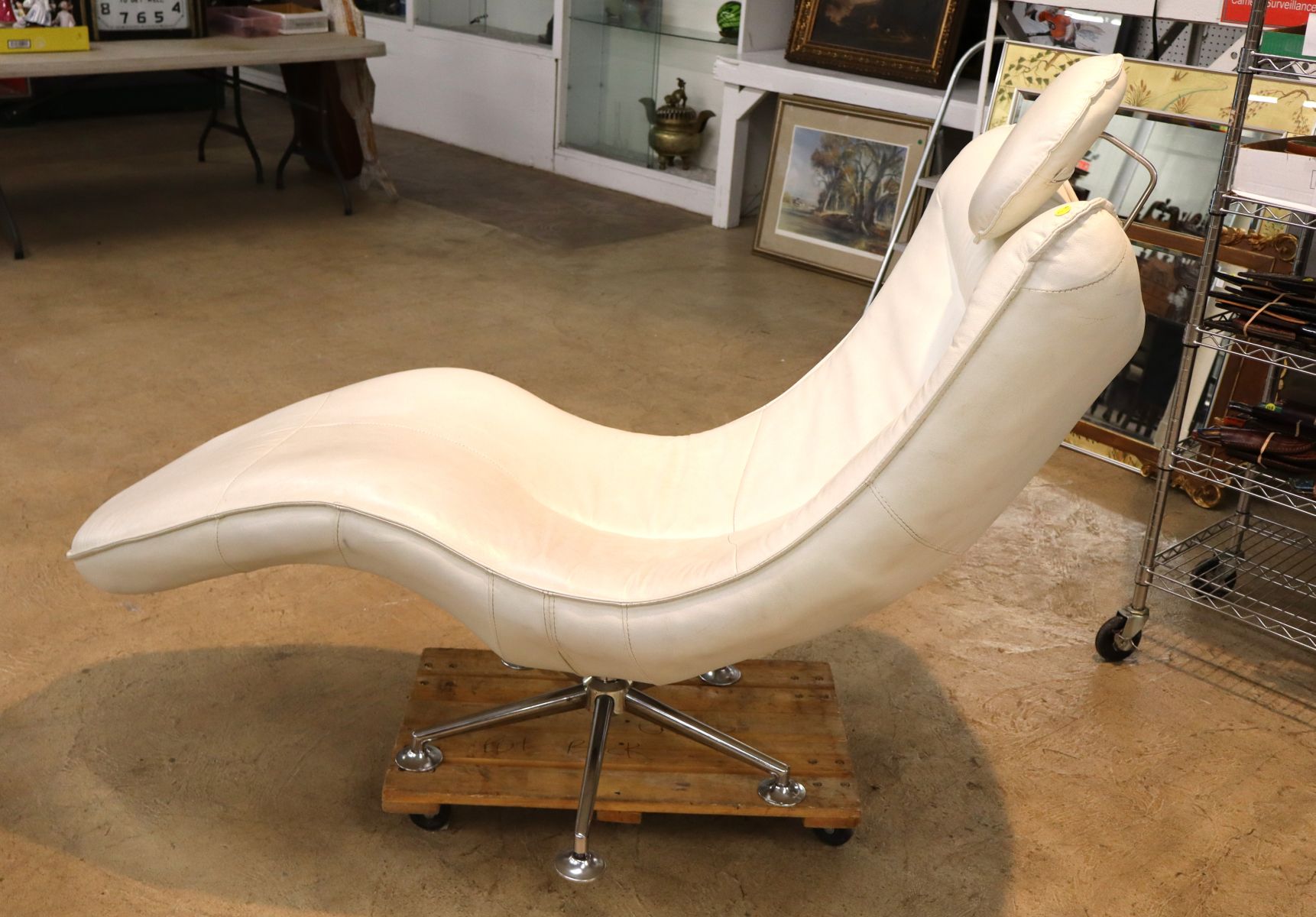 De Sede Ds 151 Jane Worthington leather white lounge