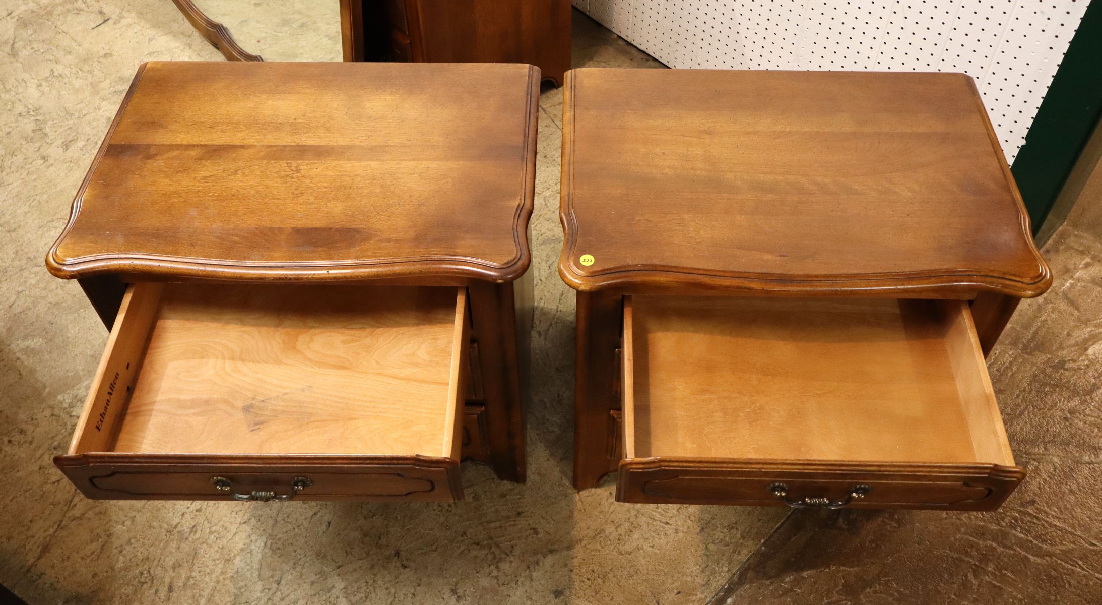 Beautiful PR Ethan Allen cherry FR style nightstands