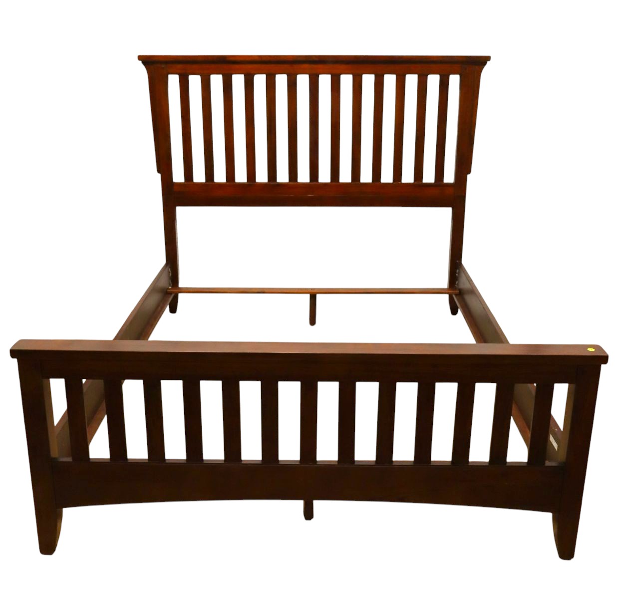 Nice arts & crafts mahogany queen size bed, complete