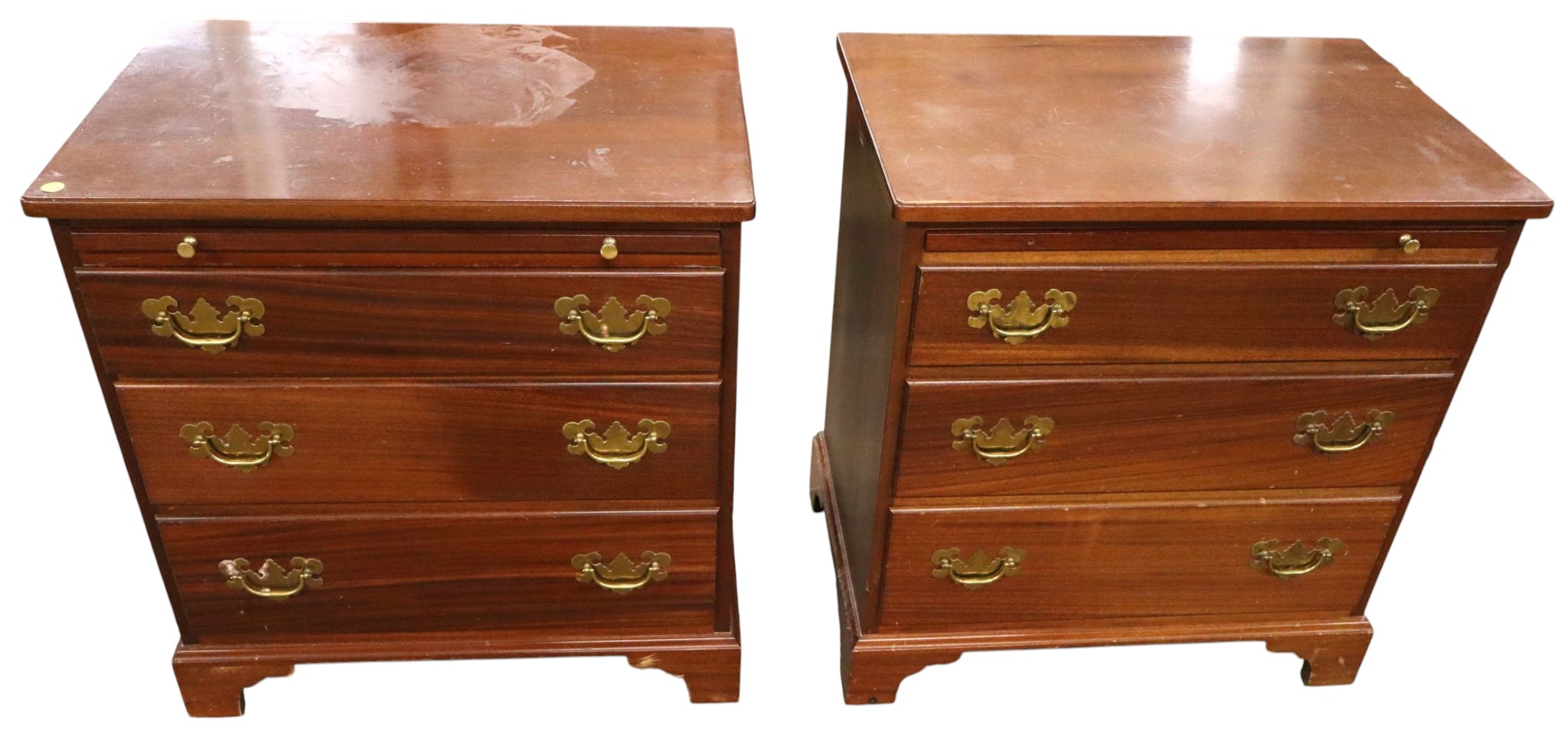 Quality PR crafted 3 drawer chests attrib AF Hackman