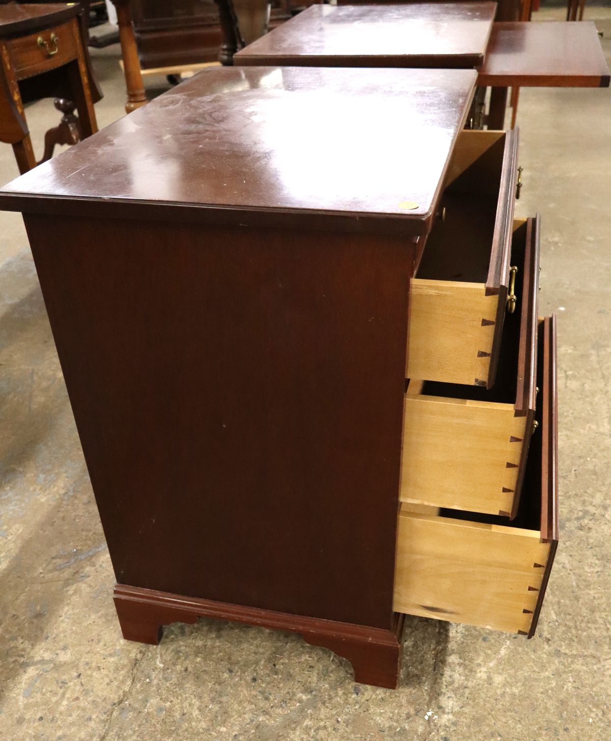 Quality PR crafted 3 drawer chests attrib AF Hackman