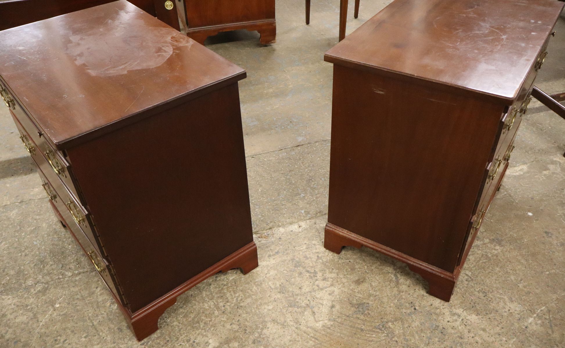 Quality PR crafted 3 drawer chests attrib AF Hackman