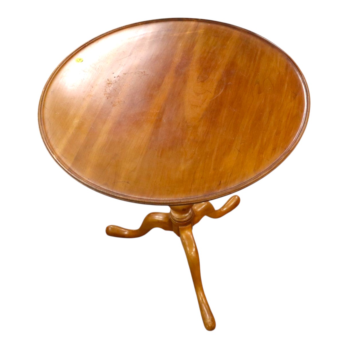 Quality crafted deep dish tilt table attrib AF Hackman