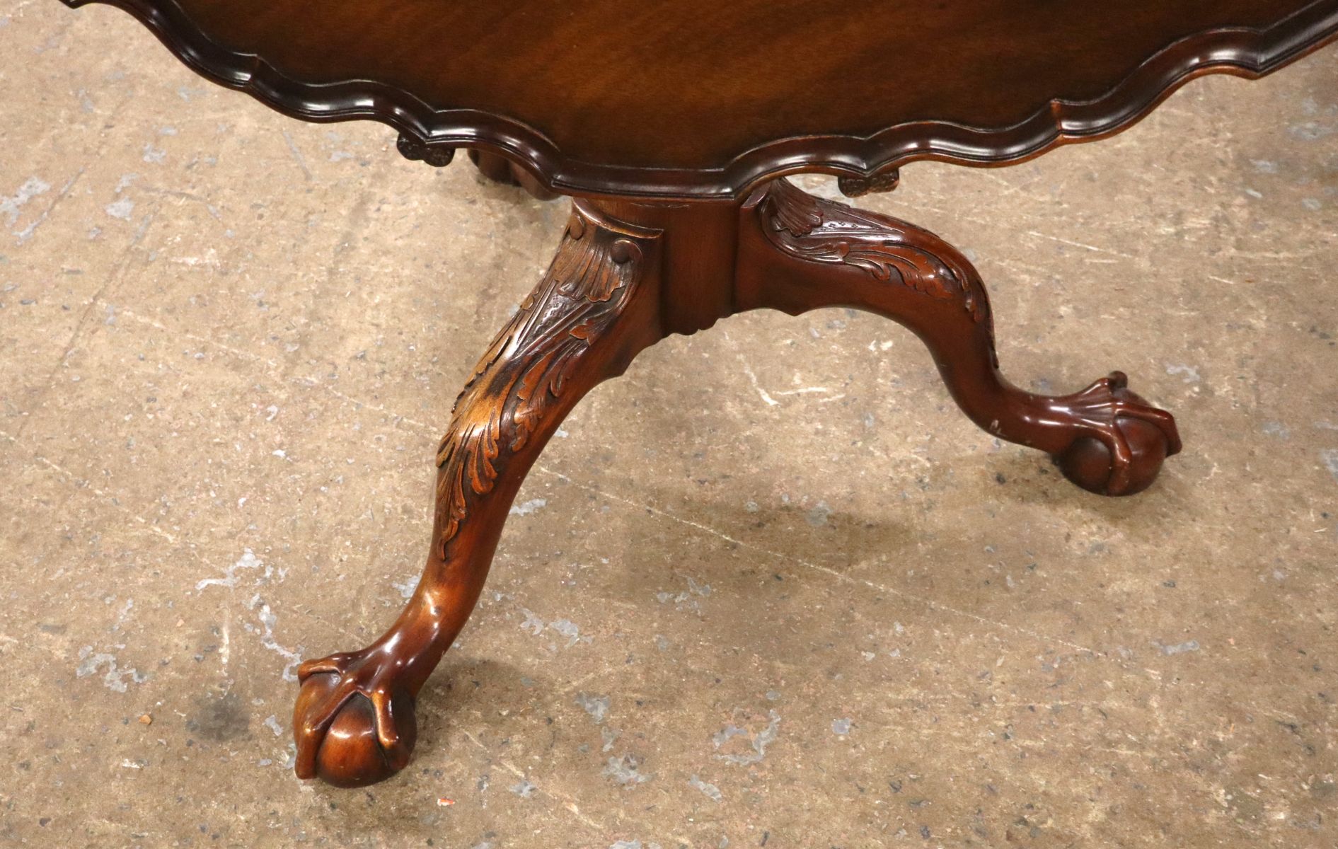 Beautiful crafted Chipp 35" tilt table attrib AF Hackman