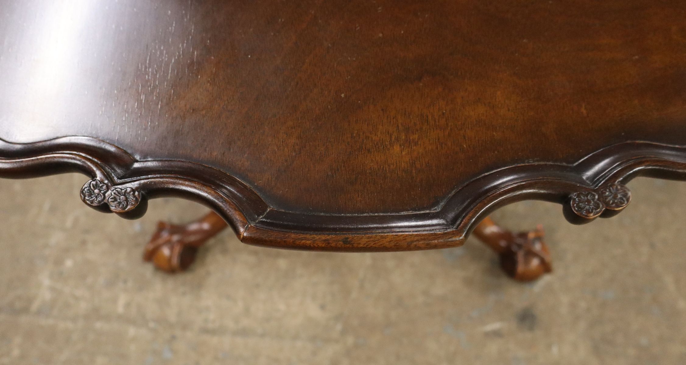 Beautiful crafted Chipp 35" tilt table attrib AF Hackman