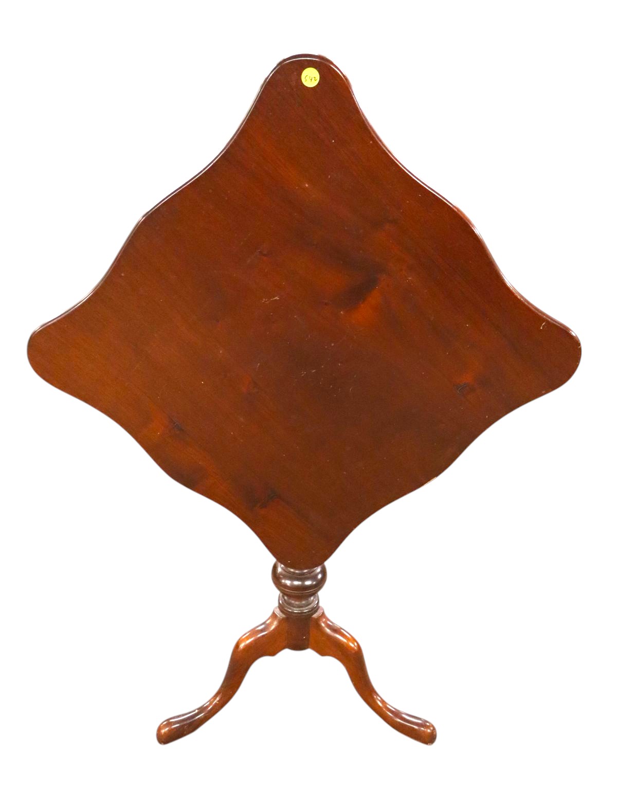 Quality crafted square tilt table attrib AF Hackman