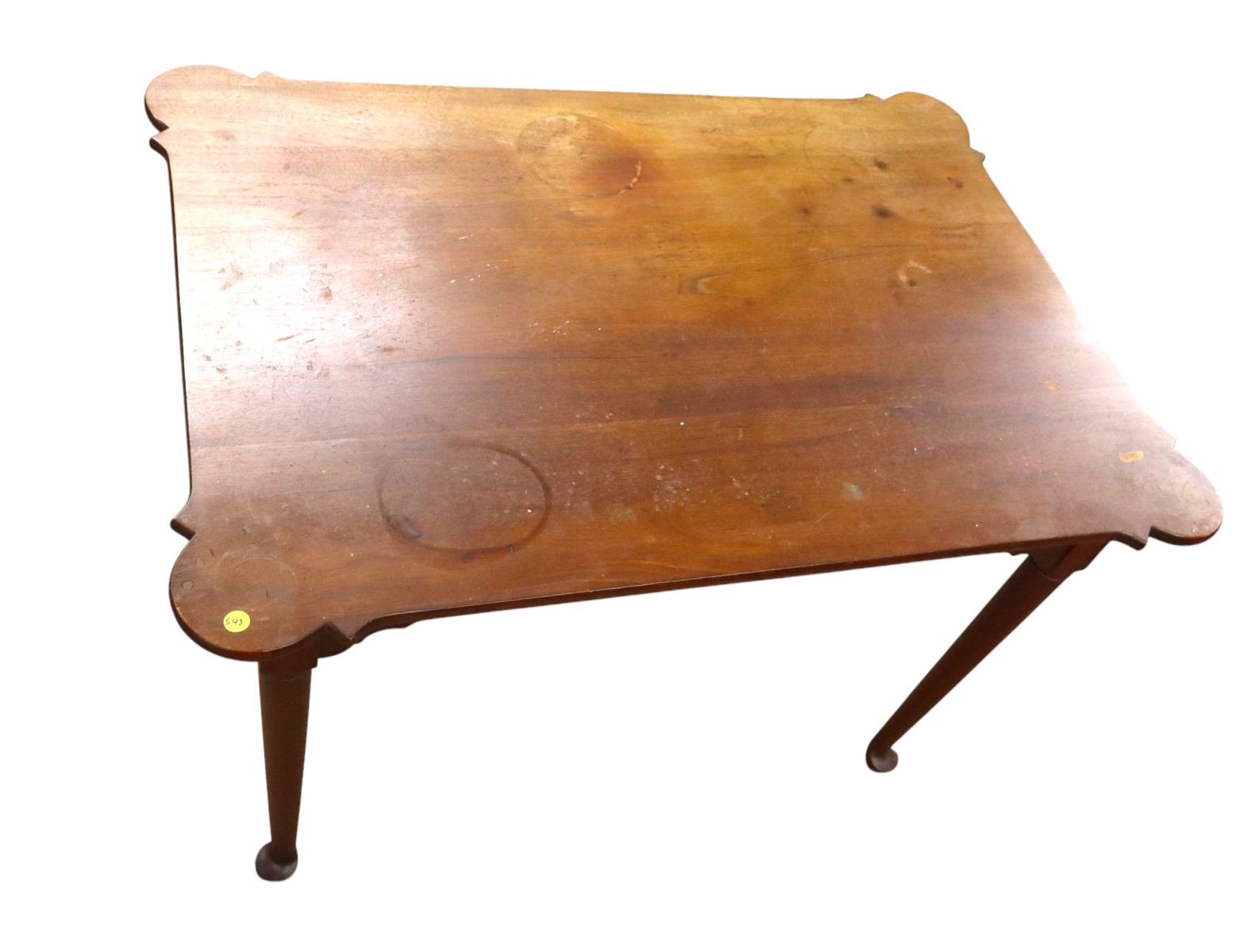 Antique style cookie corner table attrib AF Hackman