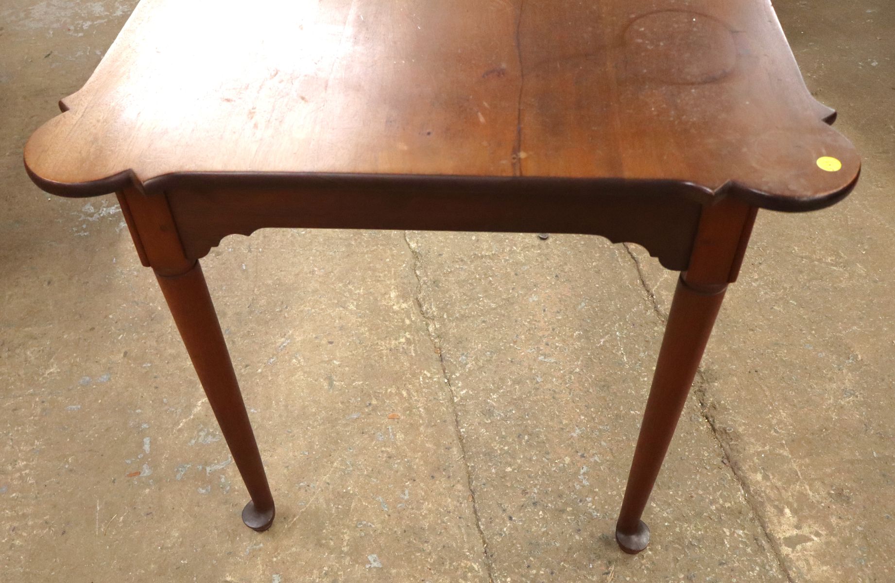 Antique style cookie corner table attrib AF Hackman
