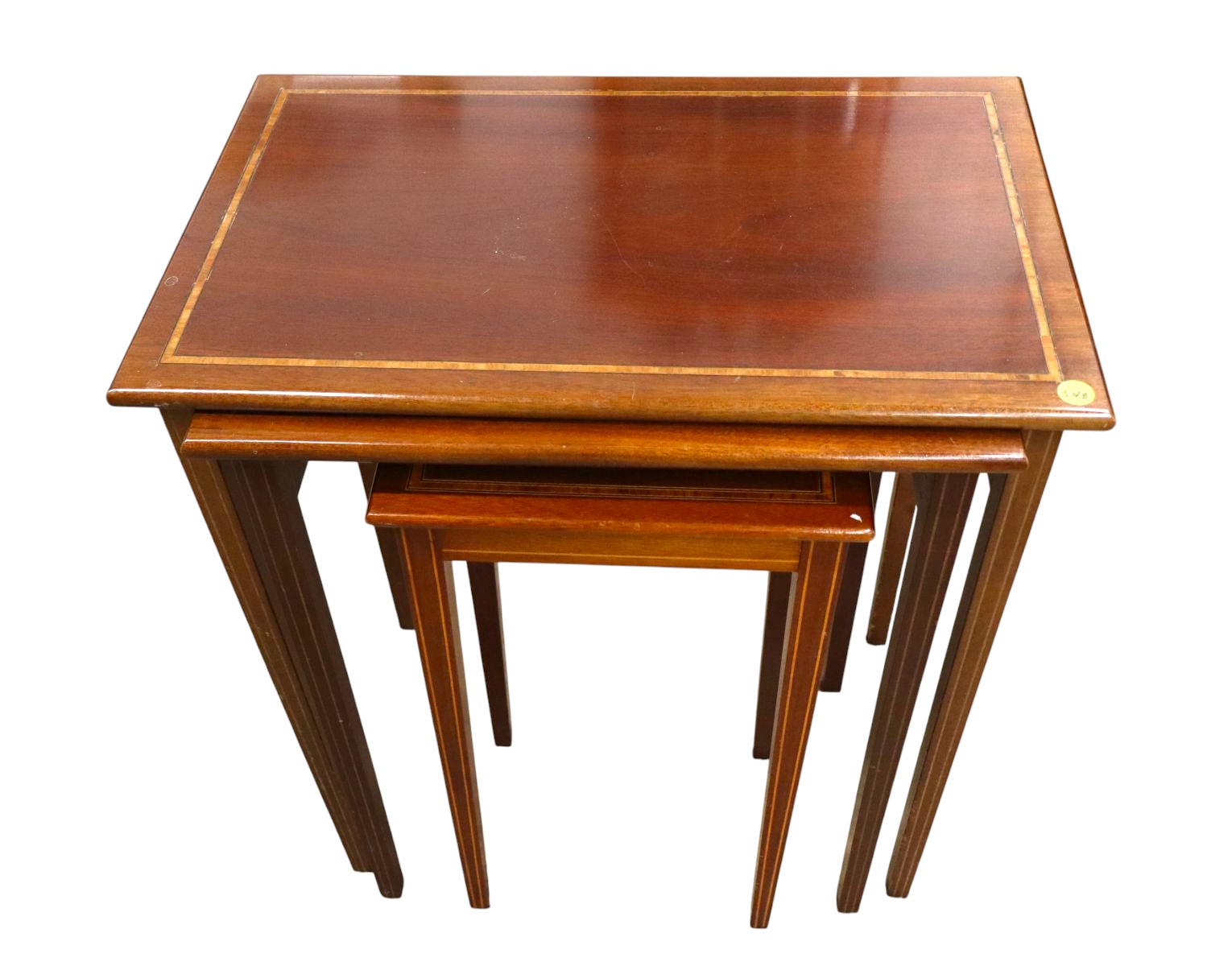 Crafted set 3 nesting tables attrib AF Hackman 1969