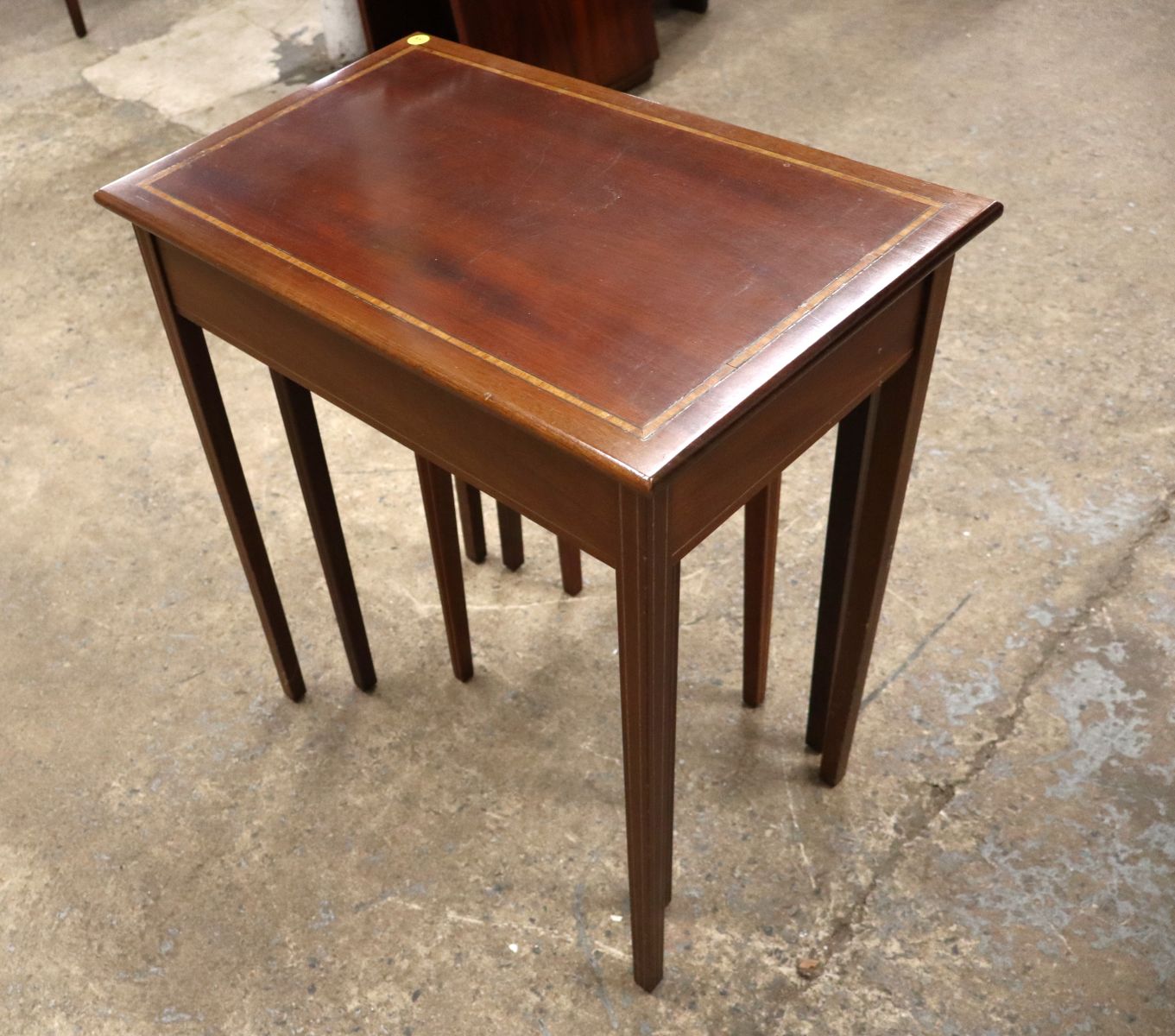 Crafted set 3 nesting tables attrib AF Hackman 1969