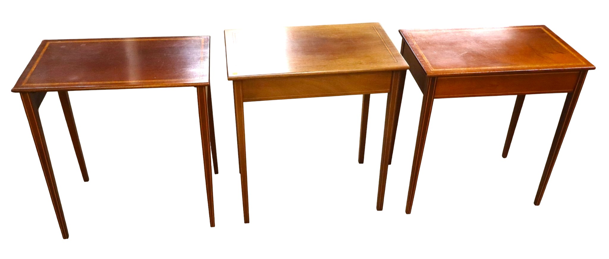 Crafted set 3 nesting tables attrib AF Hackman 1969
