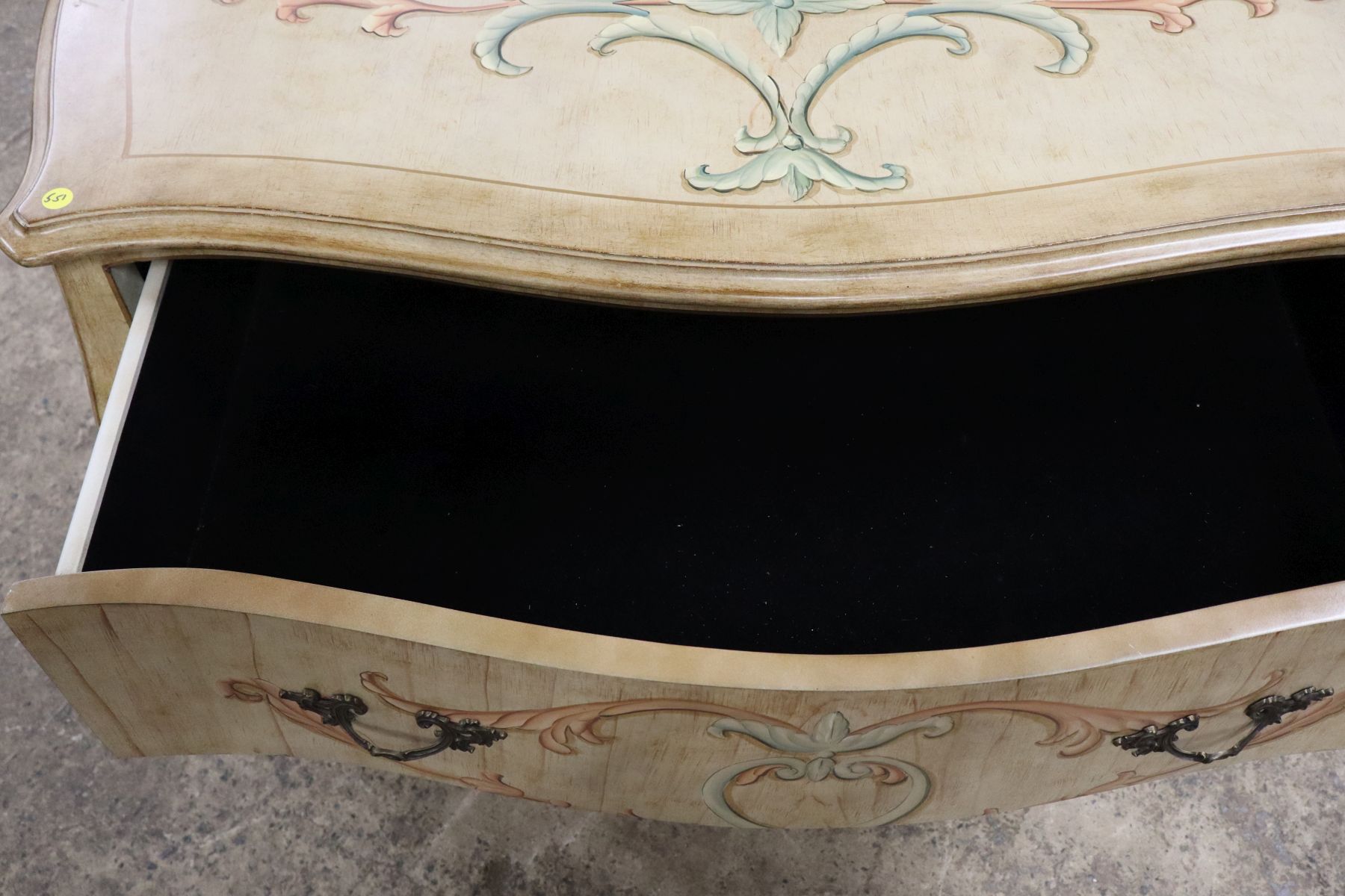 Emerson et Cie paint decorated bombay chest