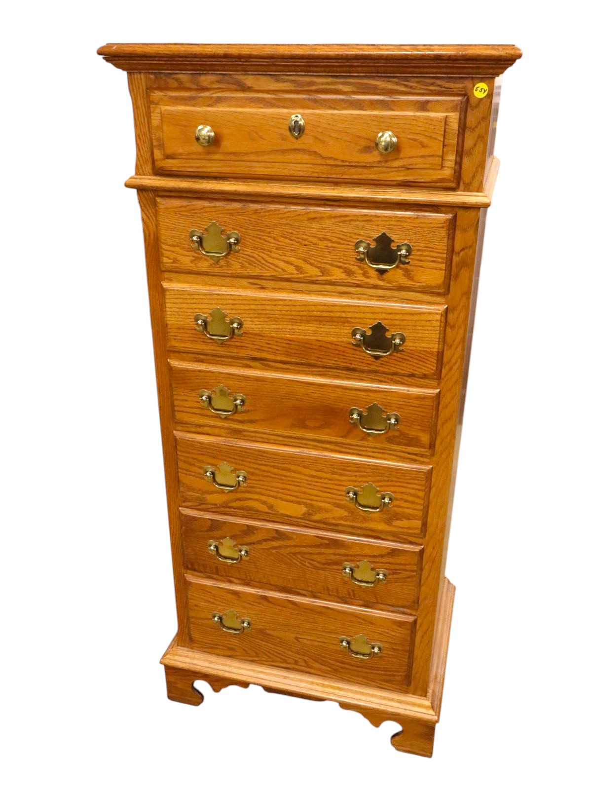 Vtg Nathan Hale lingerie chest with felt line drawer