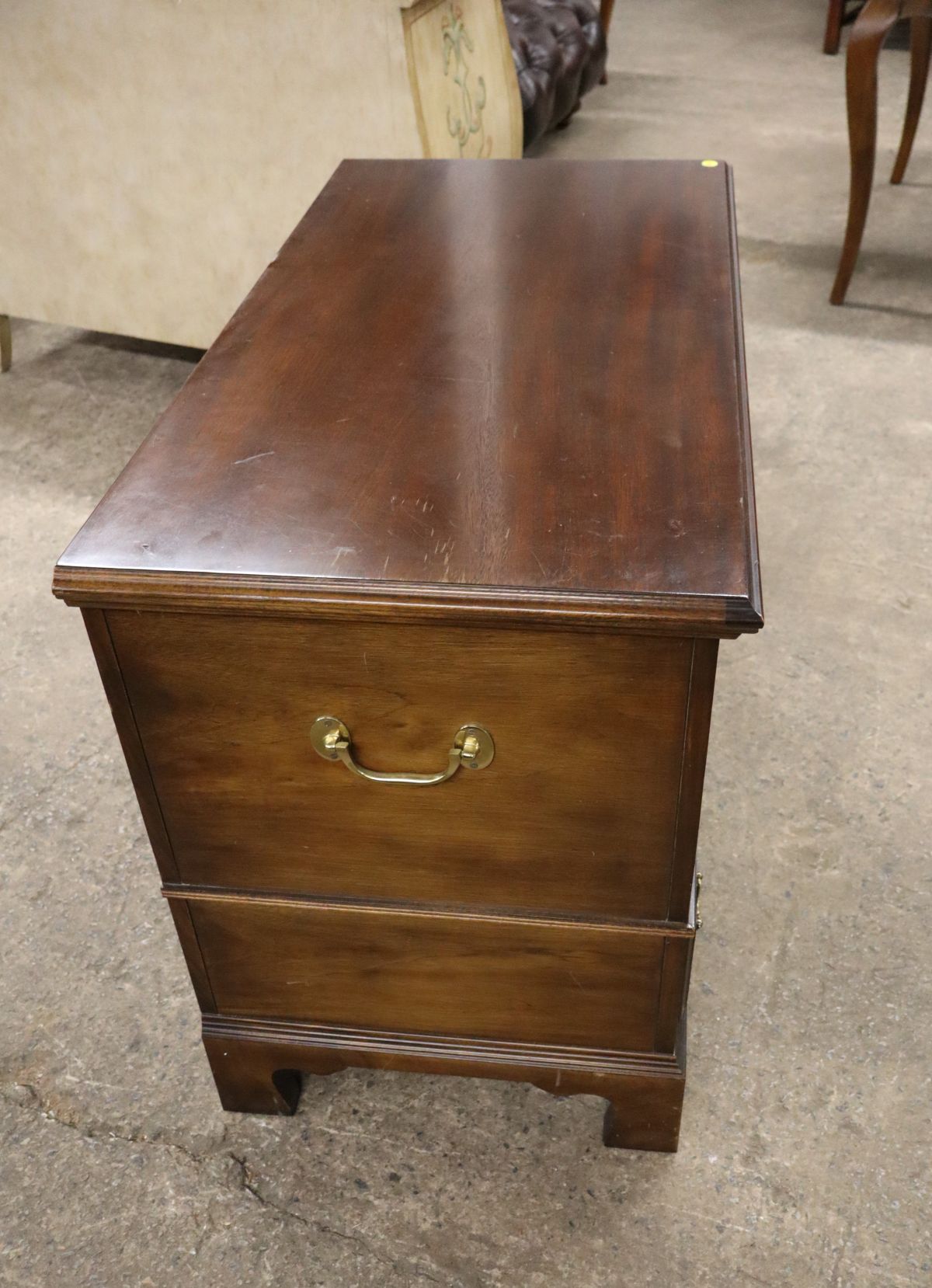 Nice Chippendale style 2 drawer cedar chest