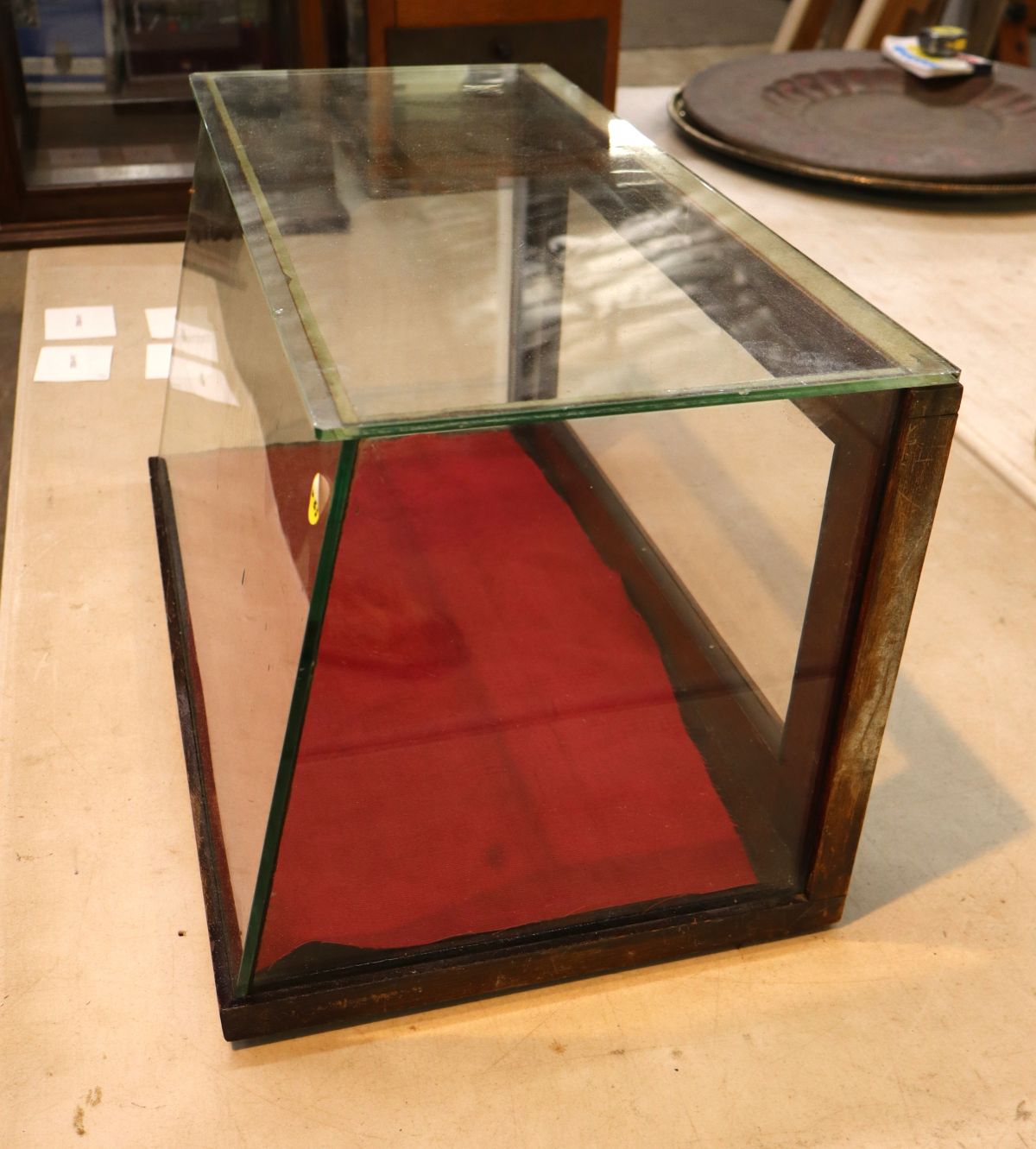 Antique Columbus display case counter top
