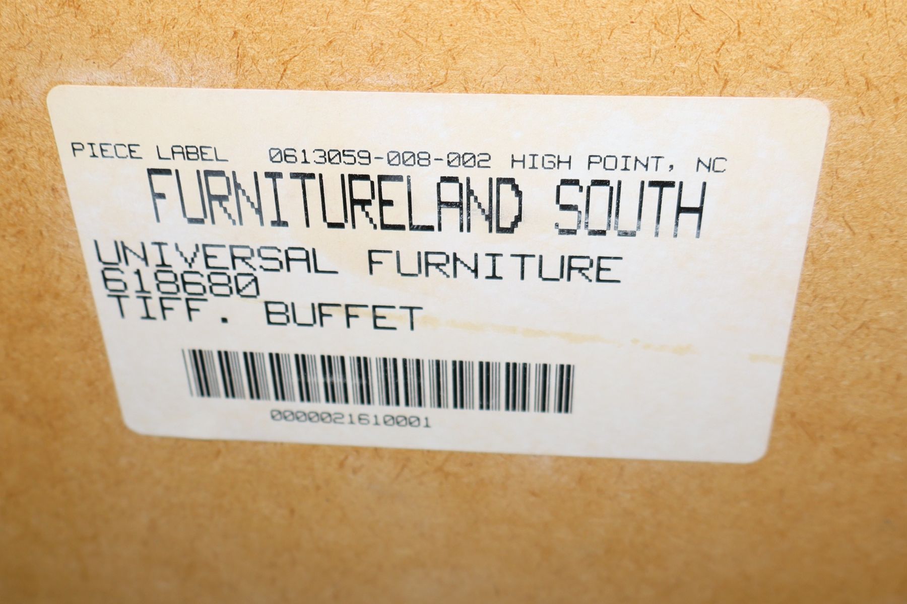 Universal Furniture Land South contemporary buffet