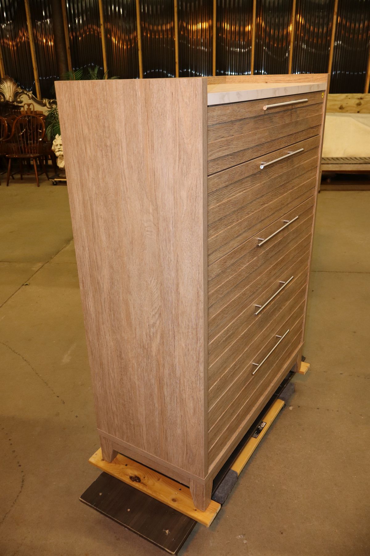 Like new contemporary faux MT style high chest