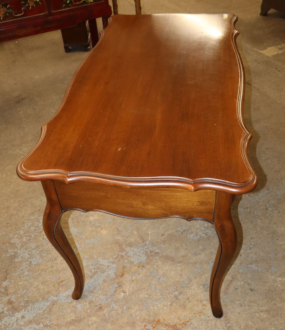 Nice Ethan Allen solid cherry French 3 drawer desk