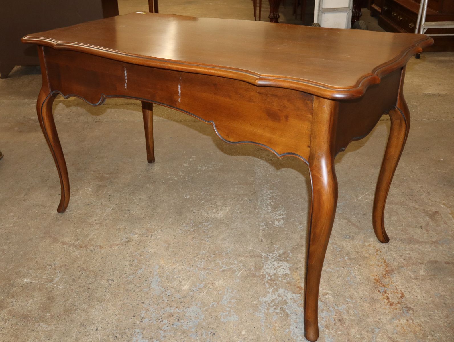 Nice Ethan Allen solid cherry French 3 drawer desk