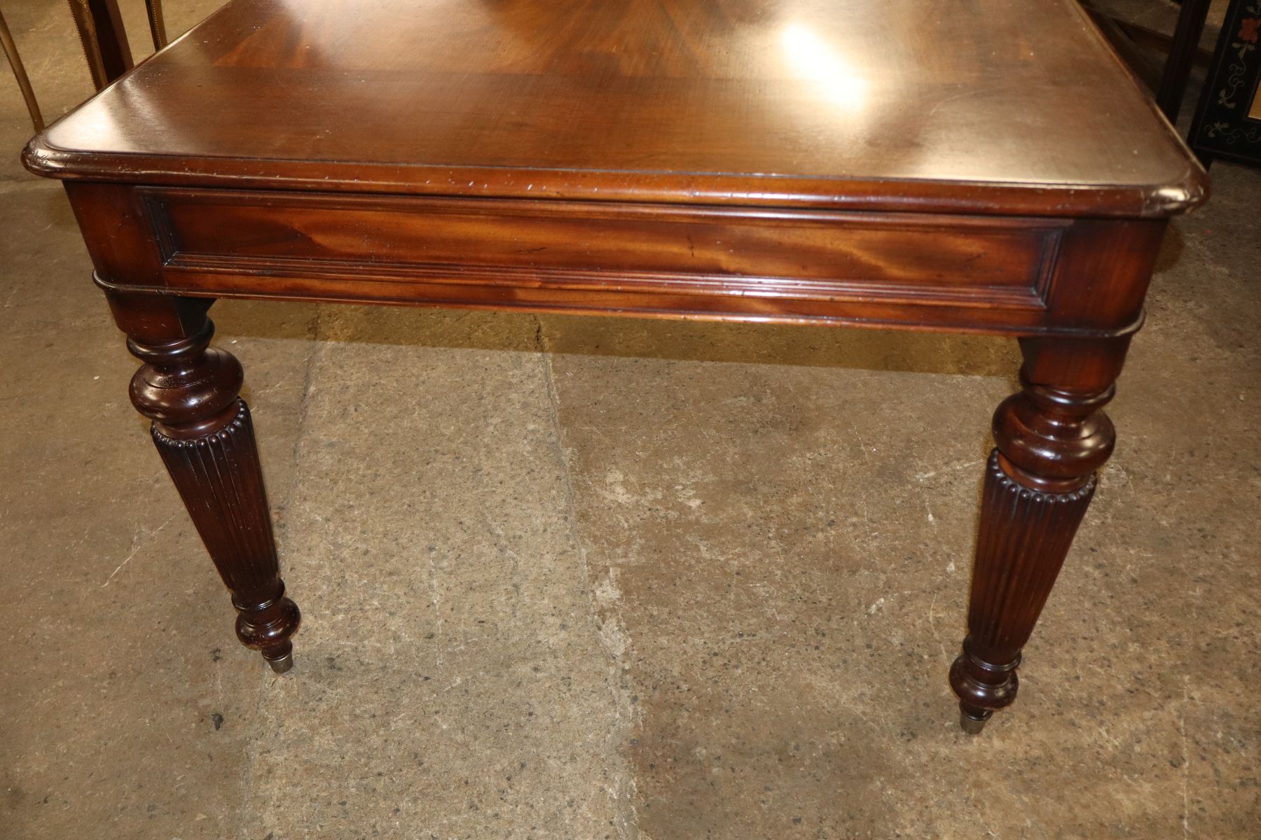 VTG Baker Milling Road burl mahogany executive desk