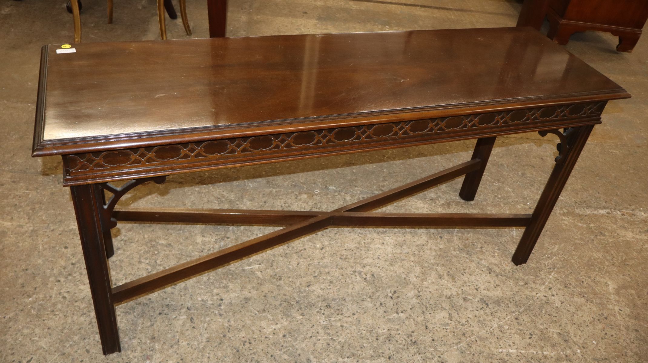 VTG Drexel 18th Century Coll Chipp style sofa table