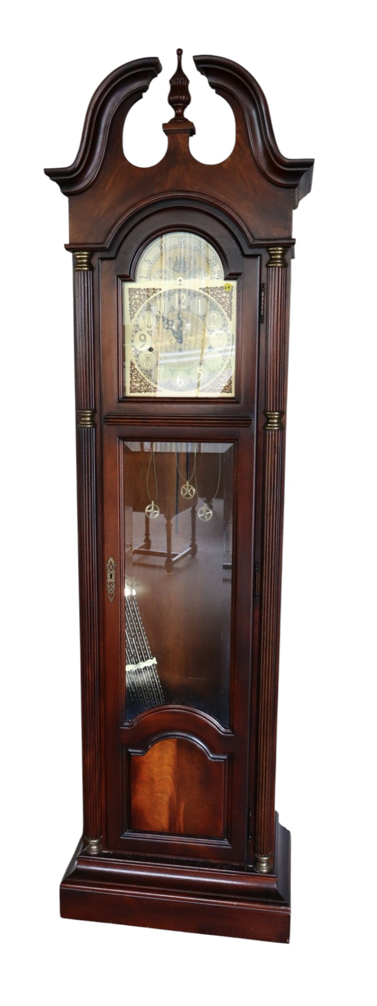 VTG Howard Miller tall case grandfather clock