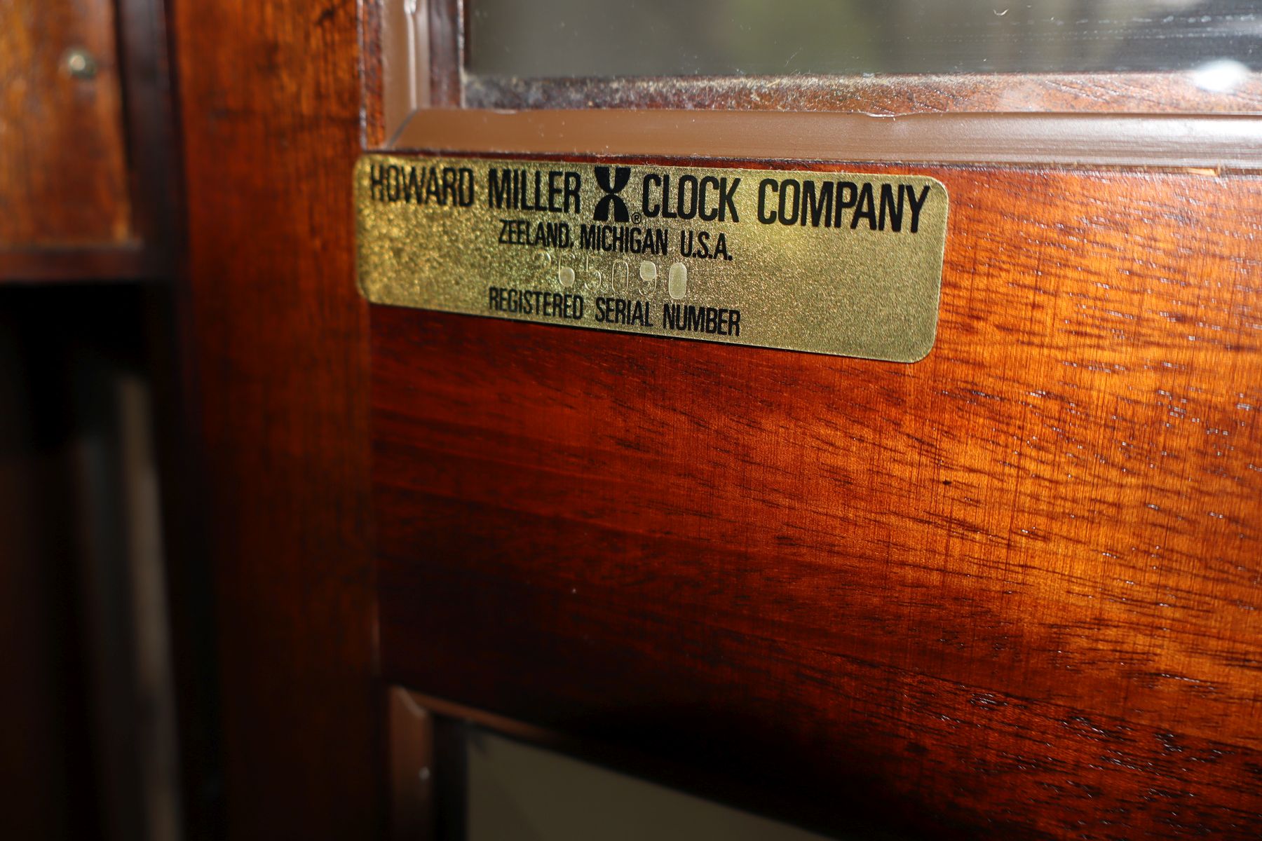 VTG Howard Miller tall case grandfather clock