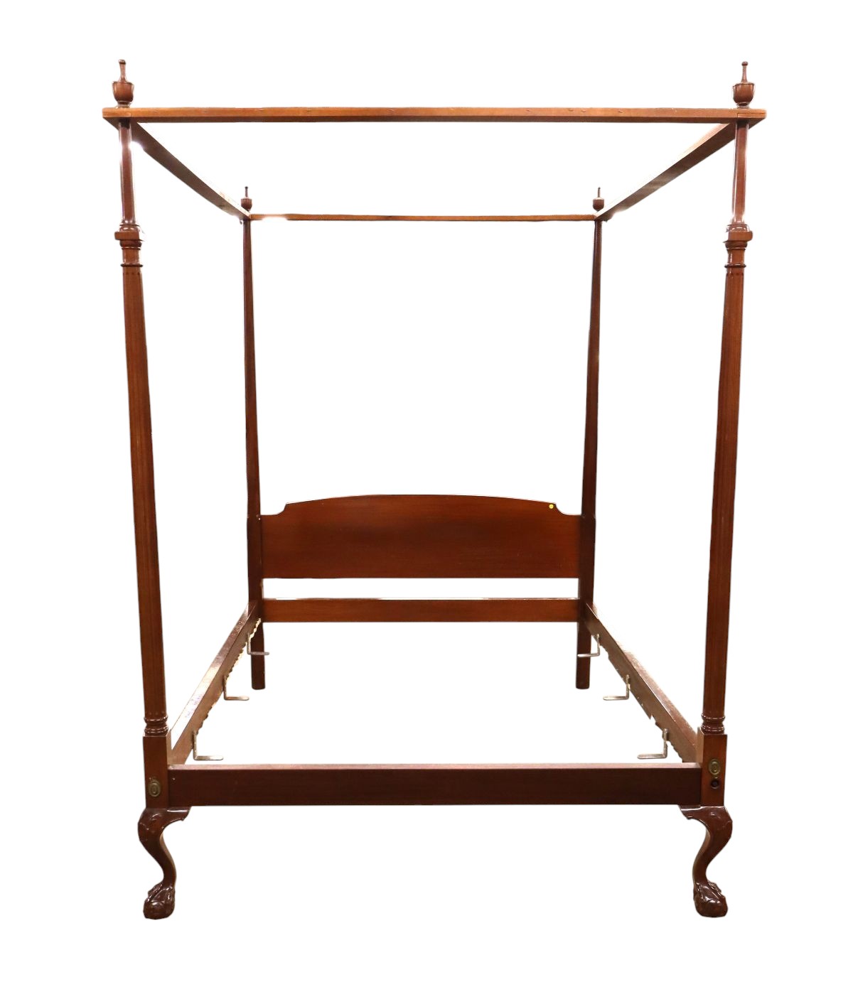 Crafted 4 poster queen full canopy bed AF Hackman 1969