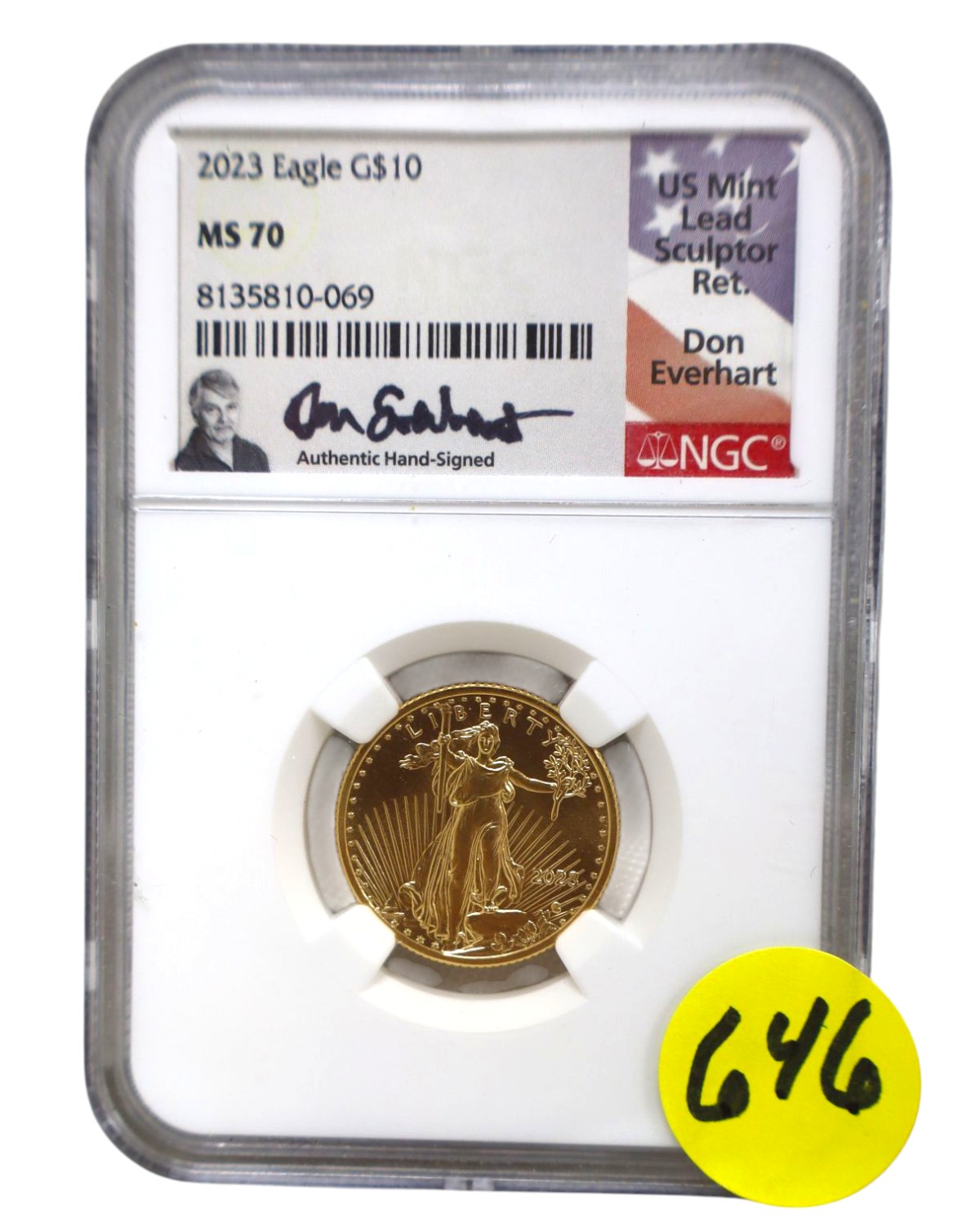 2023 $10 Gold Eagle MS70 NGC / PCGS