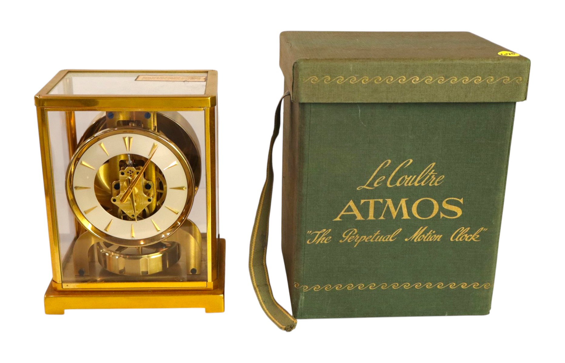 RARE JAEGER-LECOULTRE ATMOS PERPETUAL CLOCK + CASE #83689