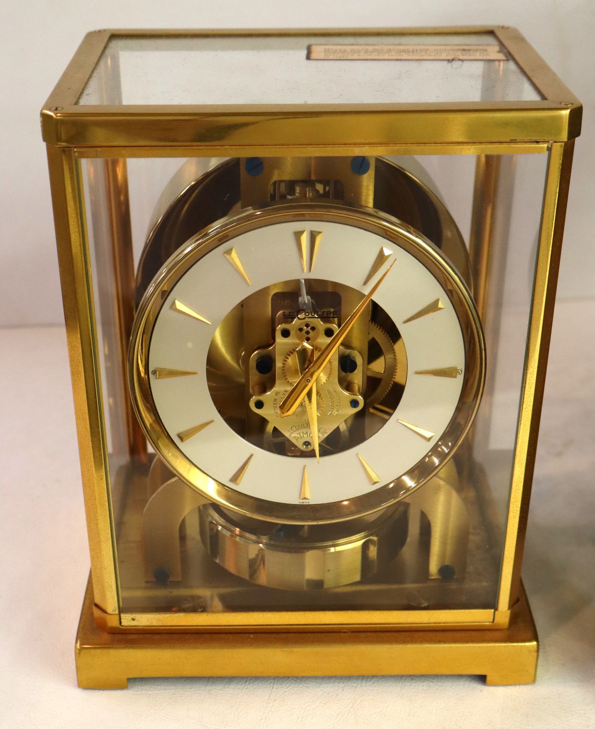 RARE JAEGER-LECOULTRE ATMOS PERPETUAL CLOCK + CASE #83689
