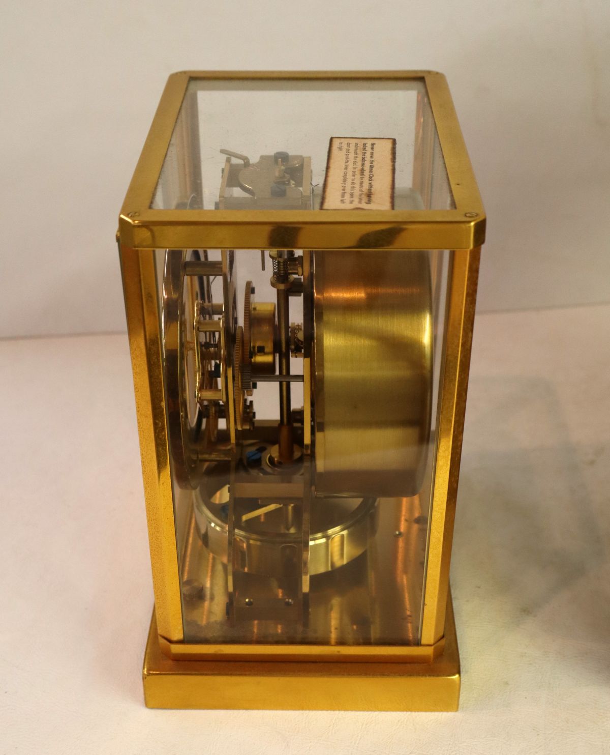 RARE JAEGER-LECOULTRE ATMOS PERPETUAL CLOCK + CASE #83689
