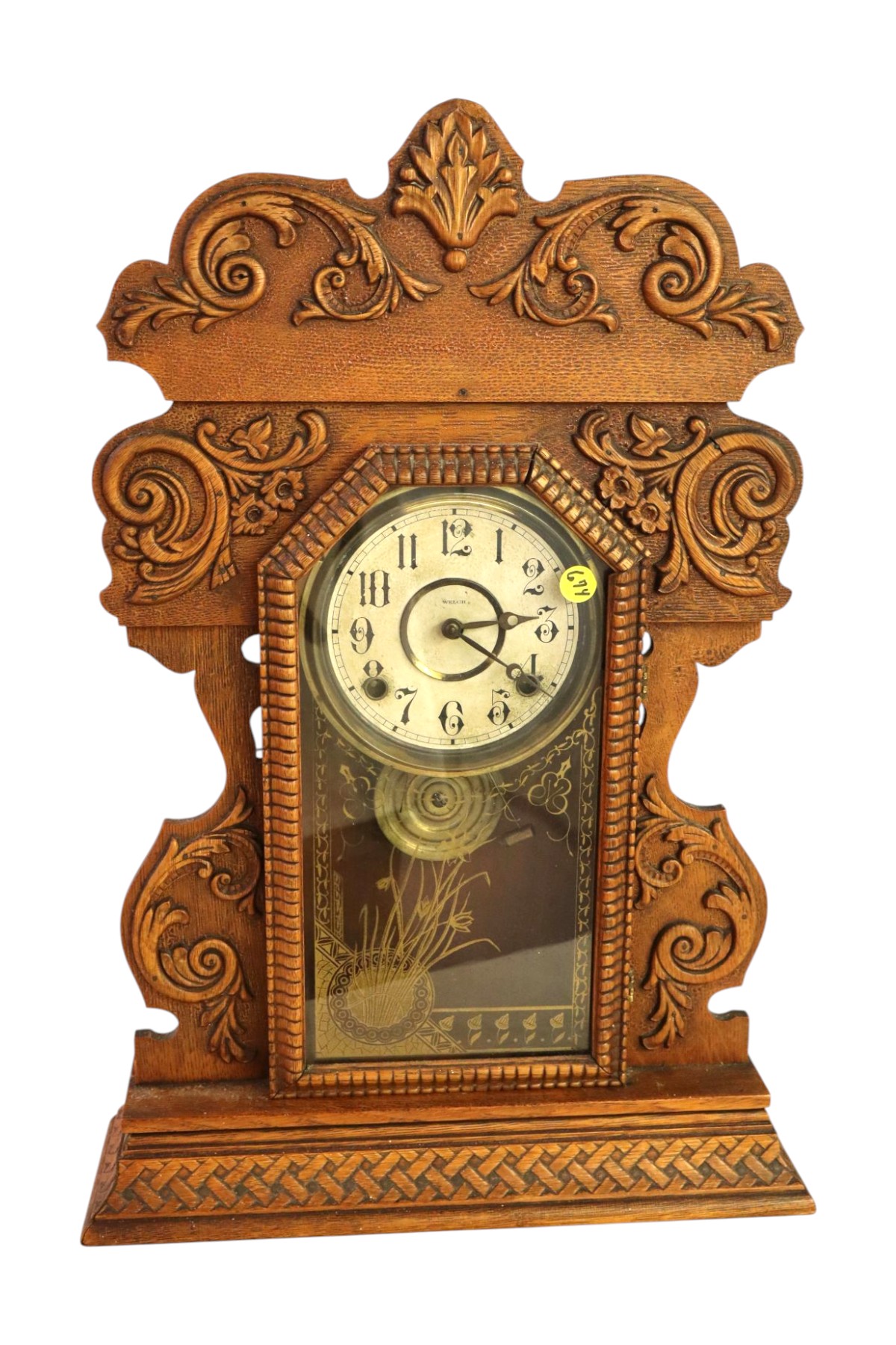 Antique Welch ginger bread kitchen clock