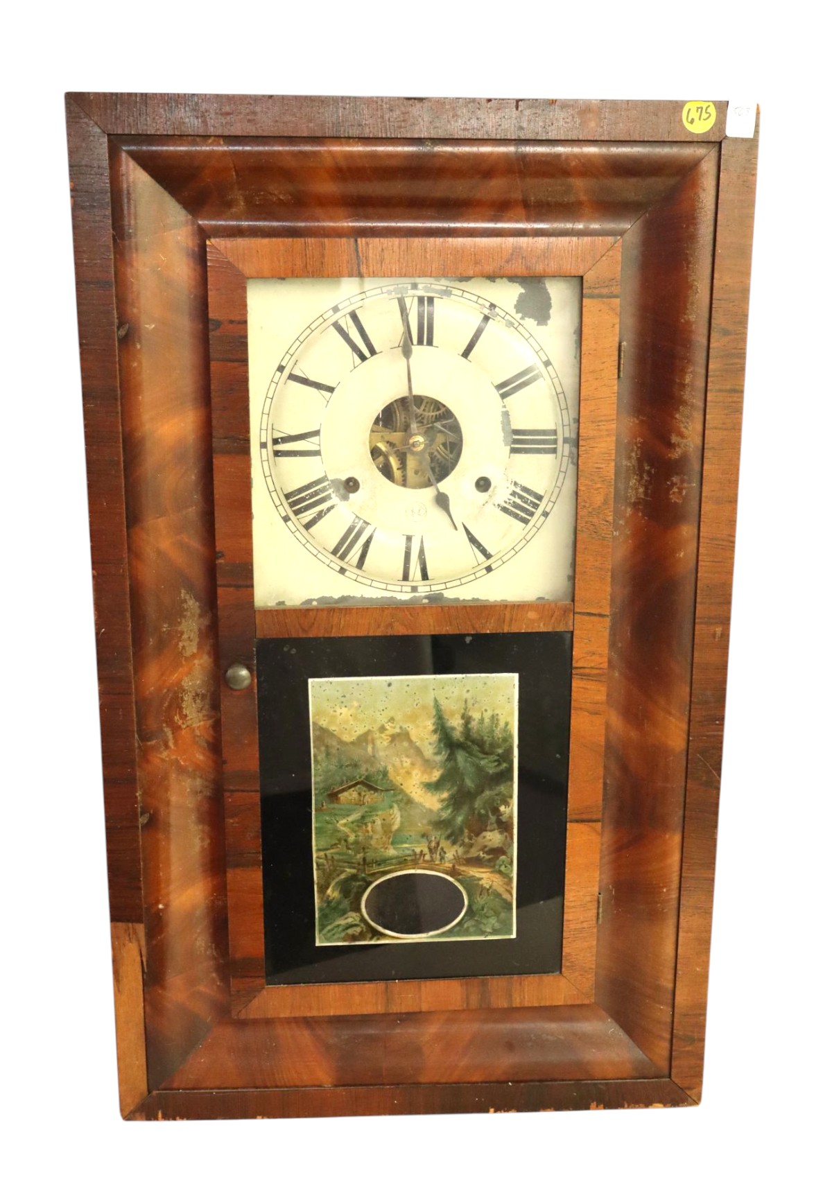 Antique Seth Thomas OG reverse painted clock