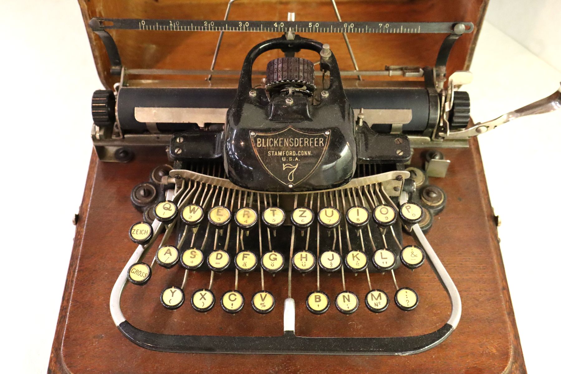 Antique Blickensderfer Stamford CT USA 7 typewriter
