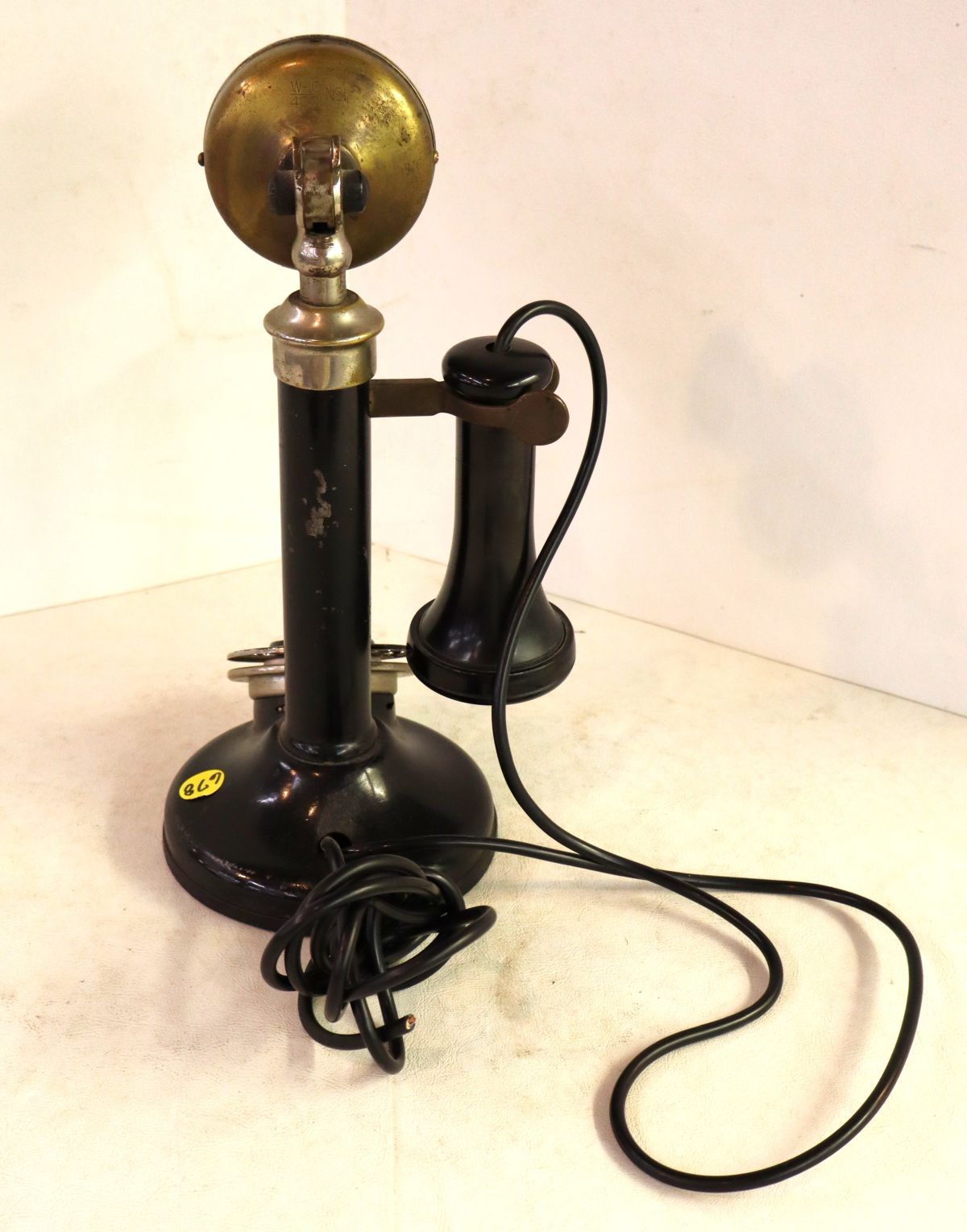Antique no. 2 stick telephone.