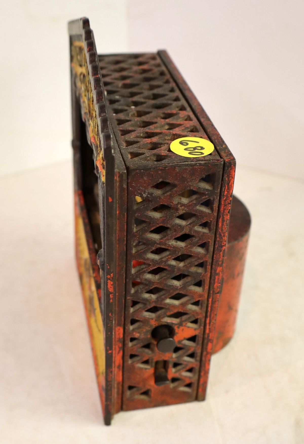 Antique Punch and Judy cast iron mechanical bank