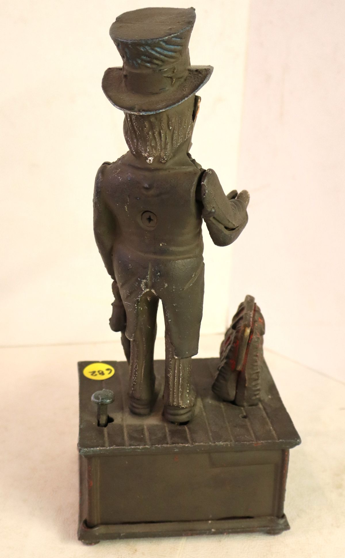 Uncle Sam mechanical cast iron bank