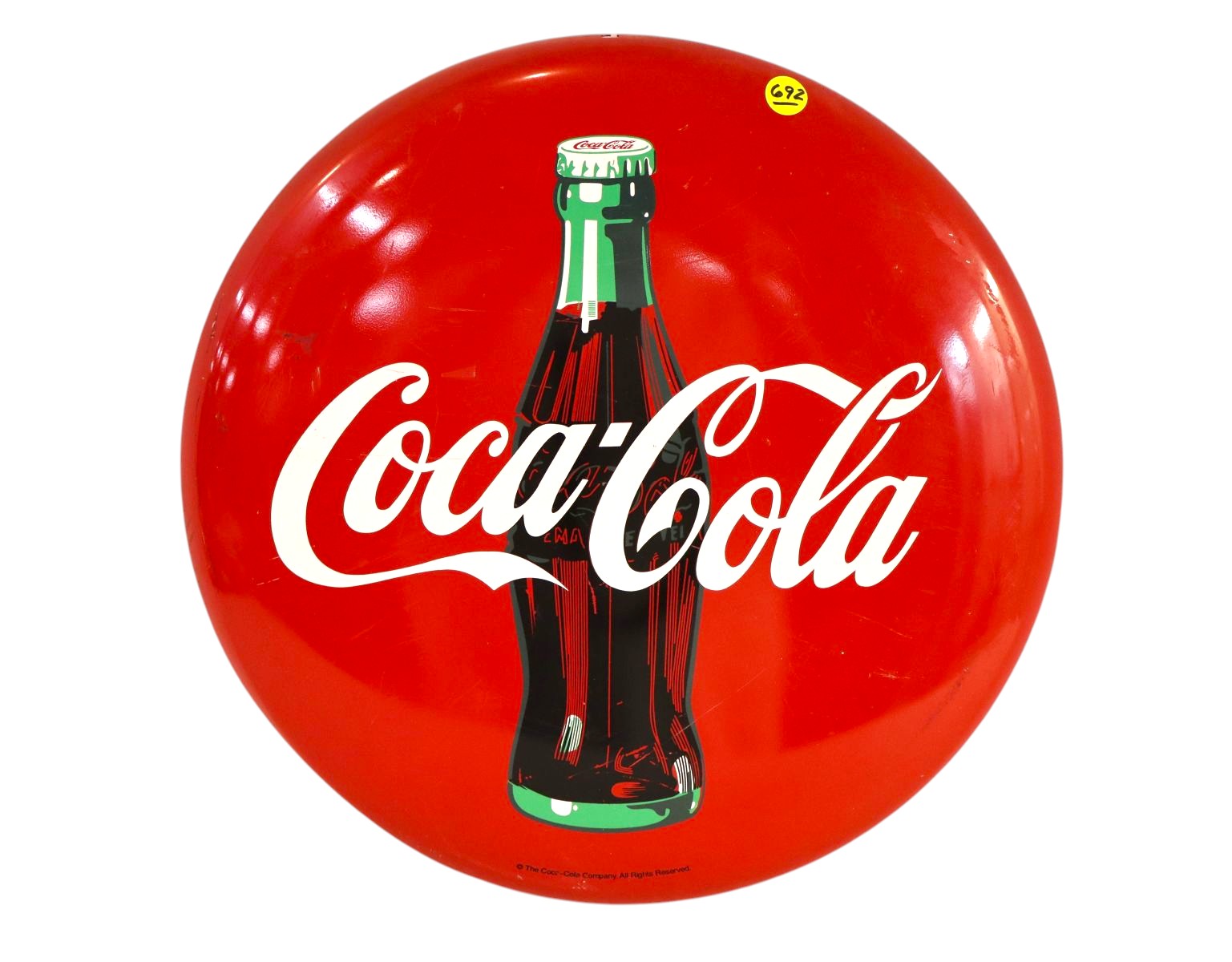 Vintage Coca-Cola metal advertisement tray