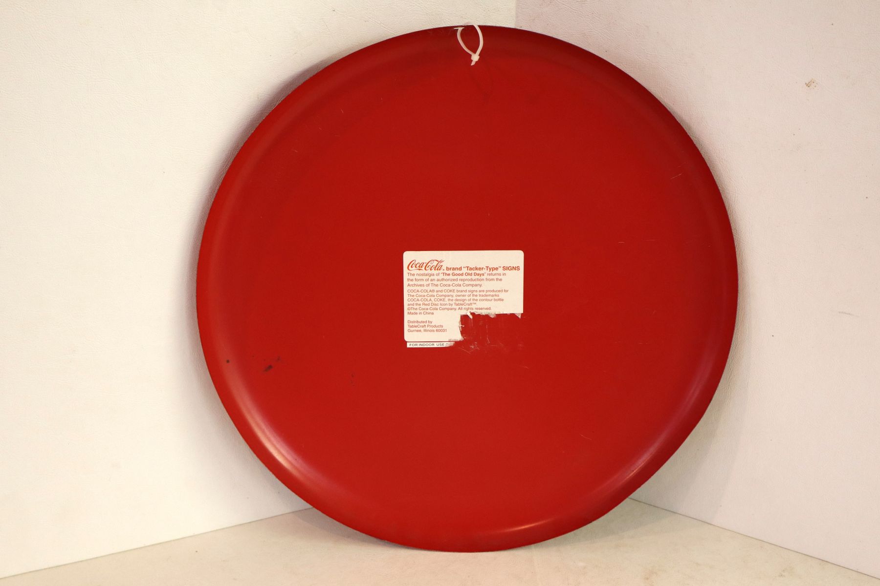 Vintage Coca-Cola metal advertisement tray