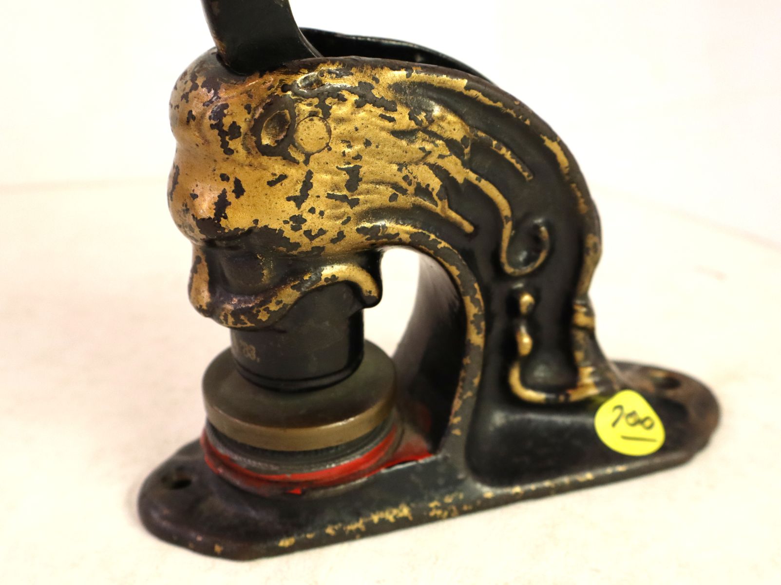 Antique Cast Iron YMCA Joshua Stamp Press 1883 PA
