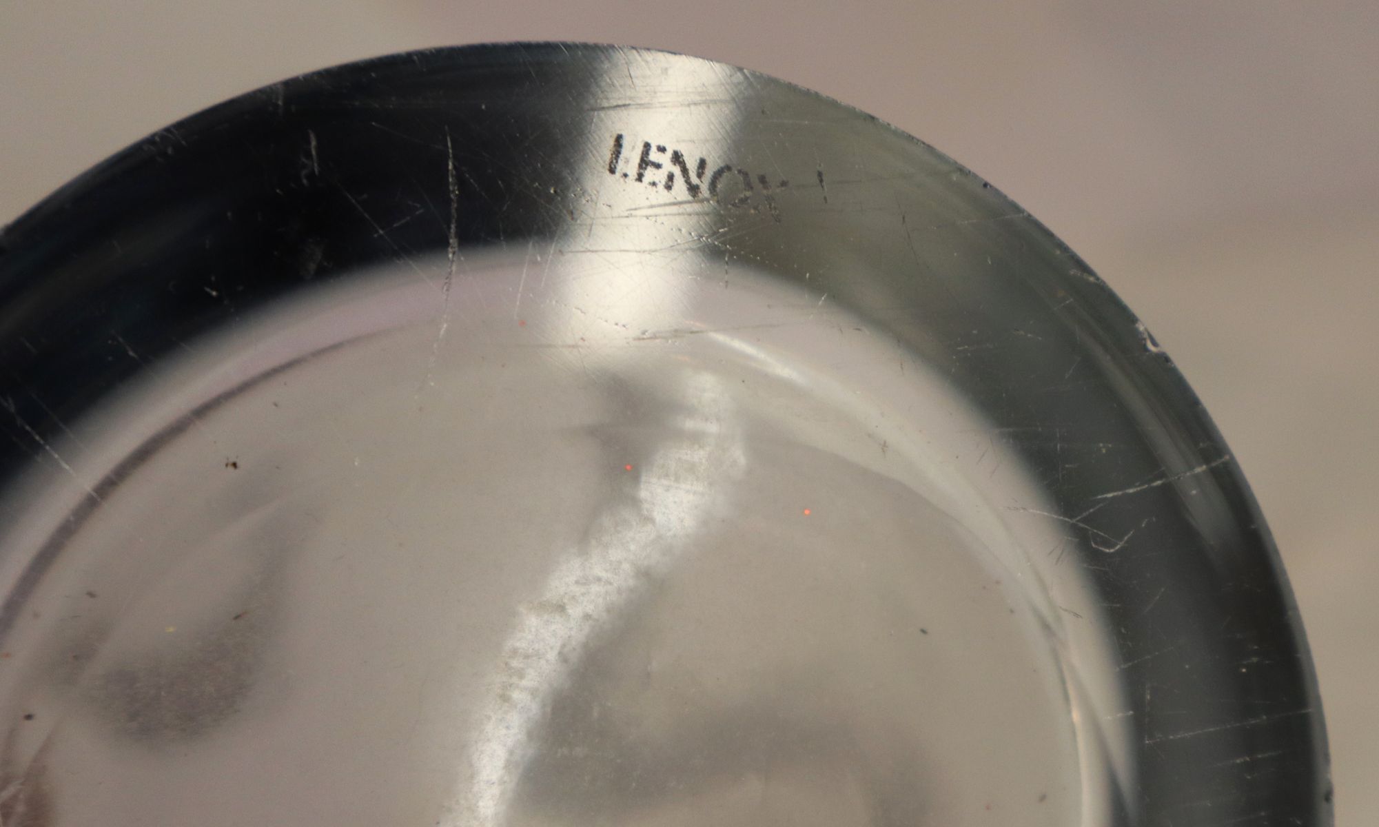 Vintage art Lenox art glass vase 11"h x 9" diameter
