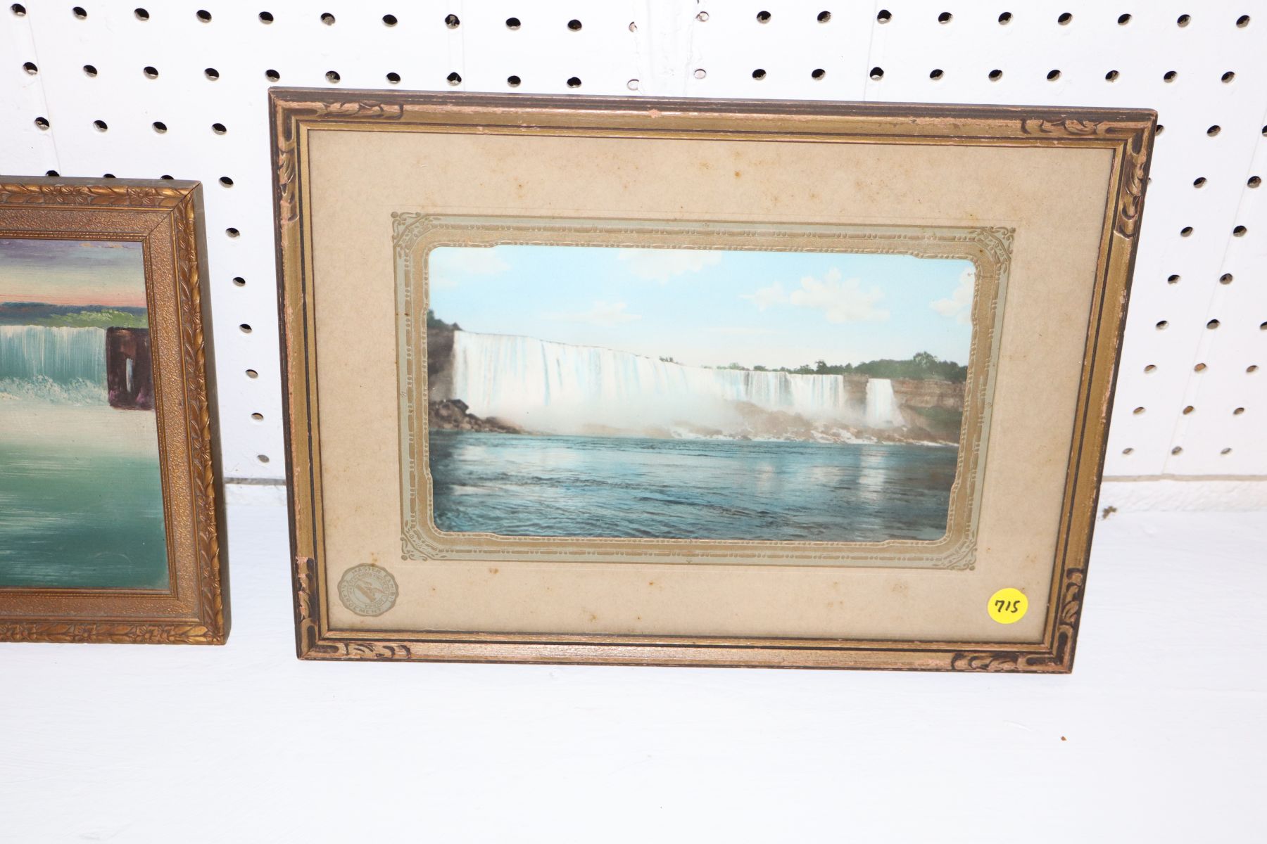 3 antique prints of Niagara Falls in various sizes
