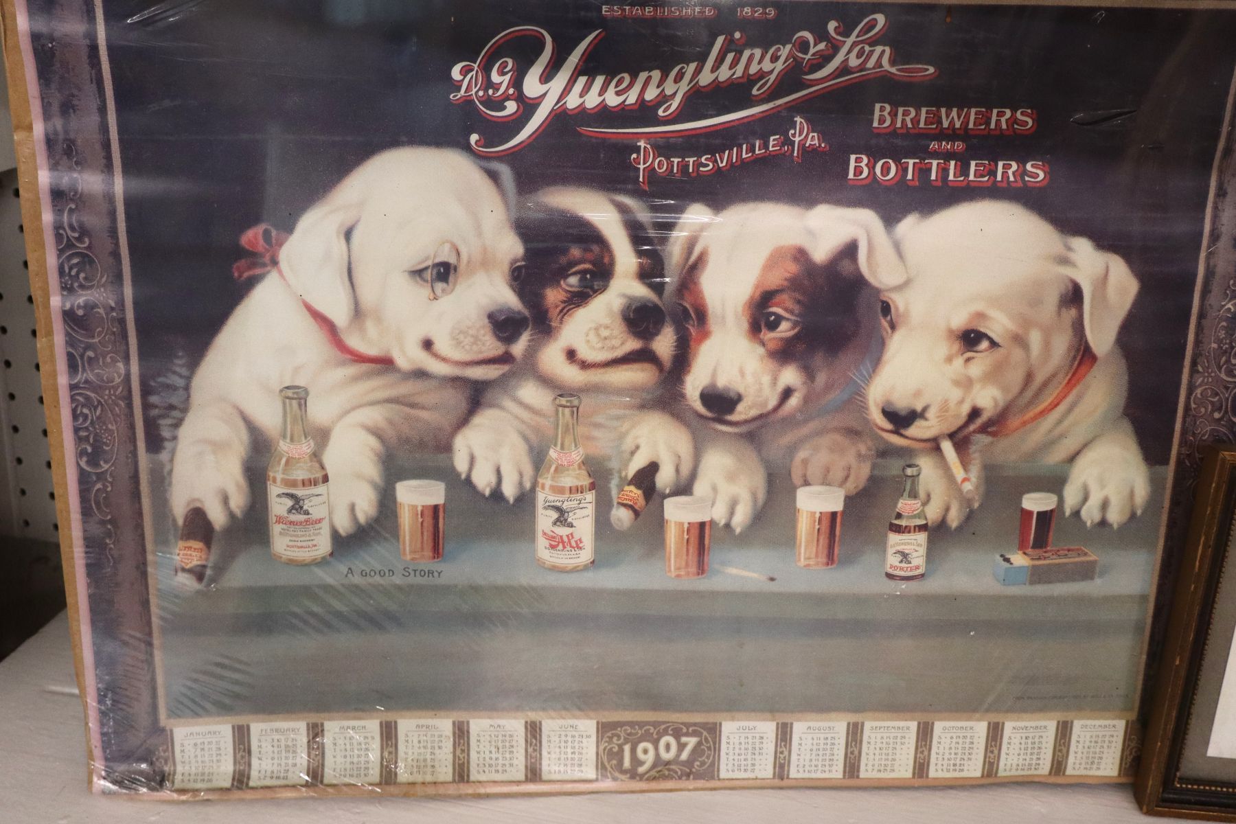 VTG Yuengling and Son & Paid in Full $100 plaque