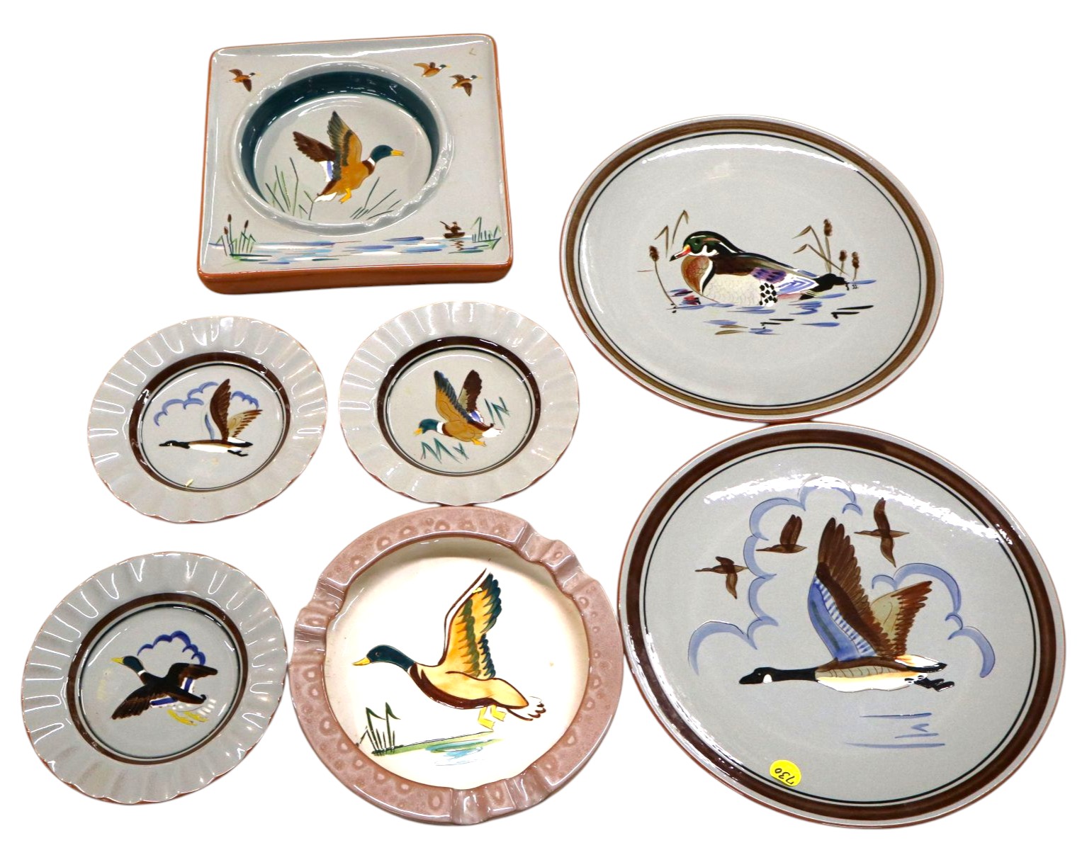 7 pieces of assorted vintage Stangl with ducks