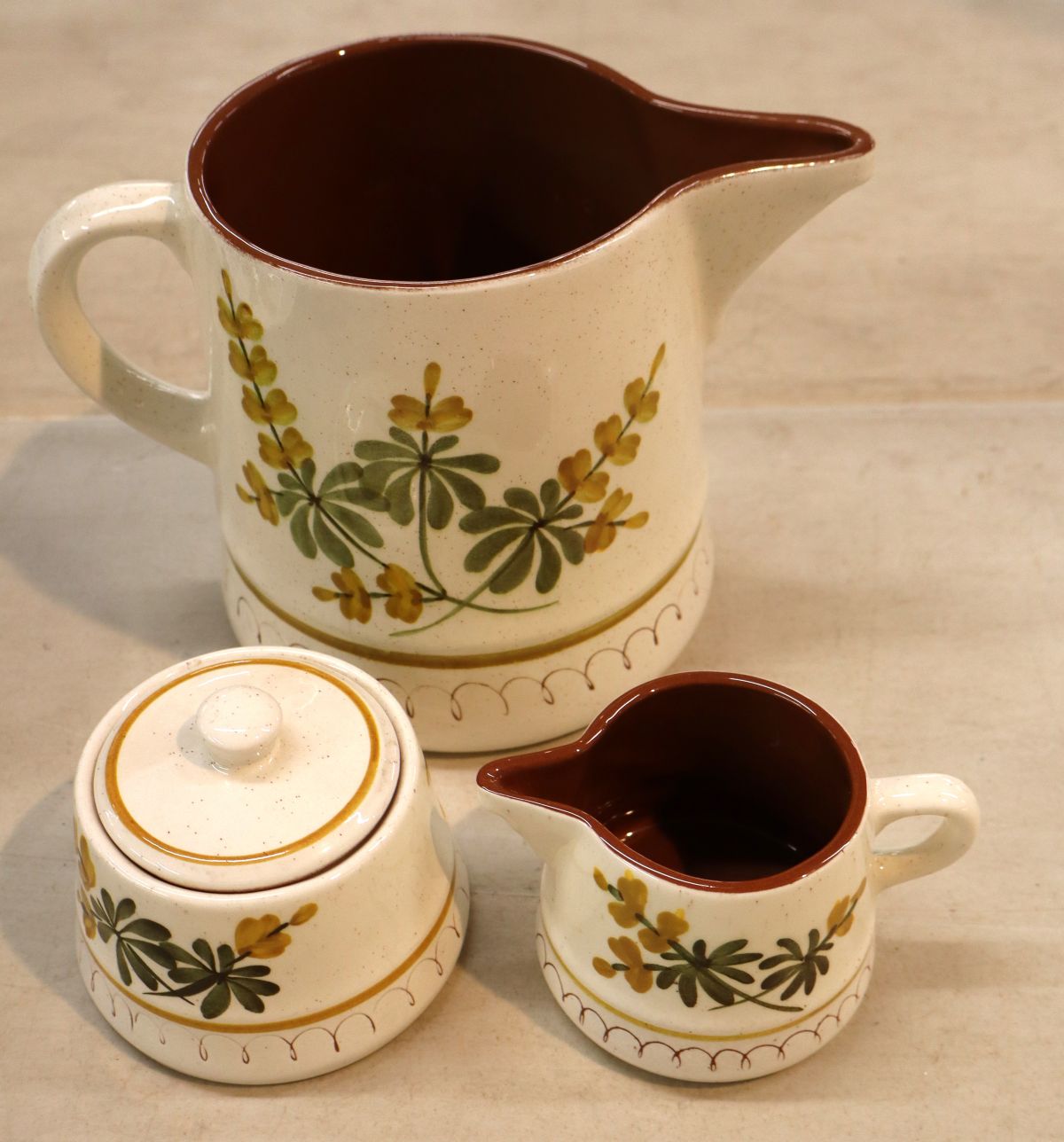 21pcs VTG Stangl Golden Blossom pattern dinnerware
