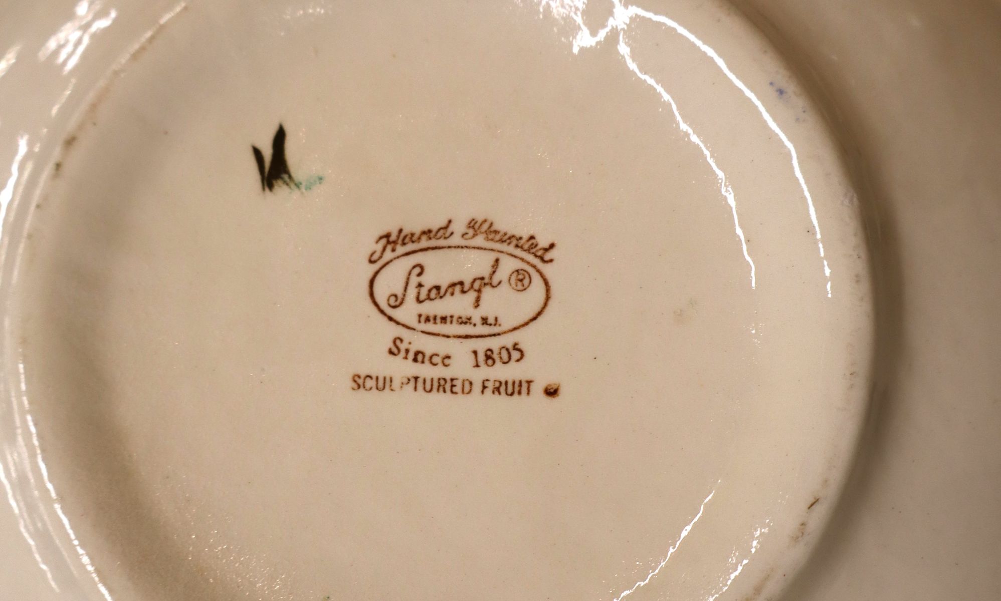30pcs VTG Stangl Sculptured Fruit pattern dinnerware