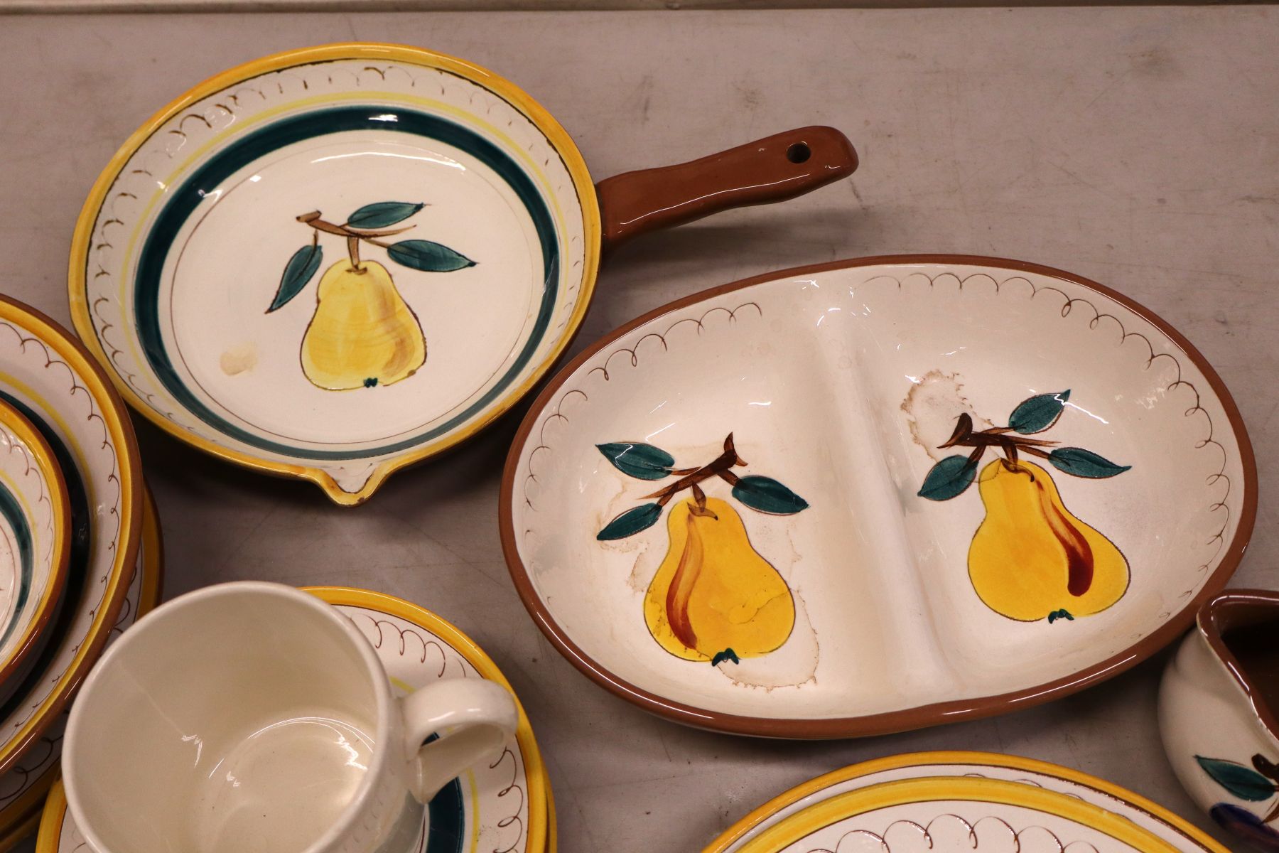 23pcs VTG Stangl Fruit pattern dinnerware
