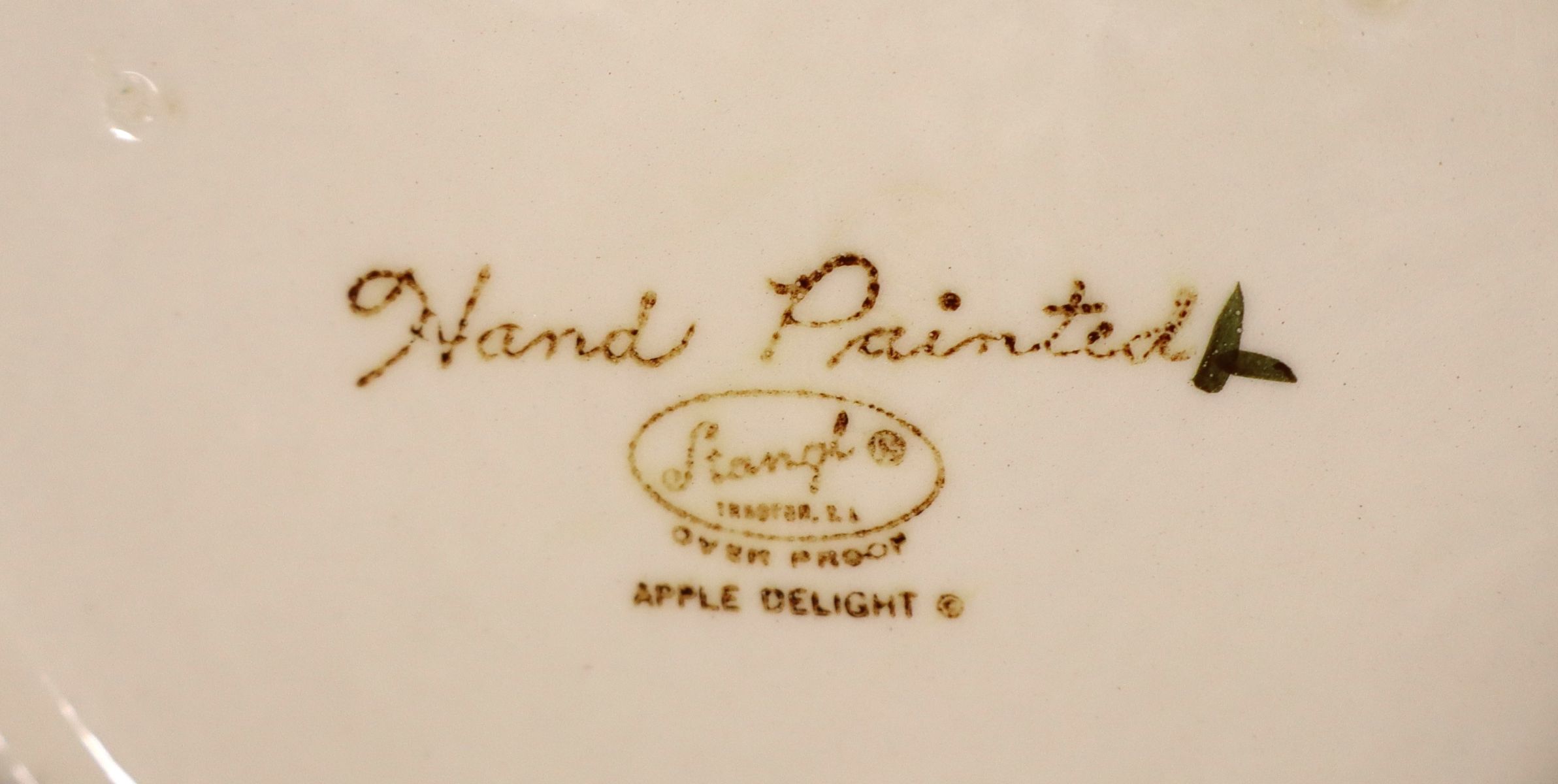 17pcs VTG Stangl Apple Delight pattern dinnerware